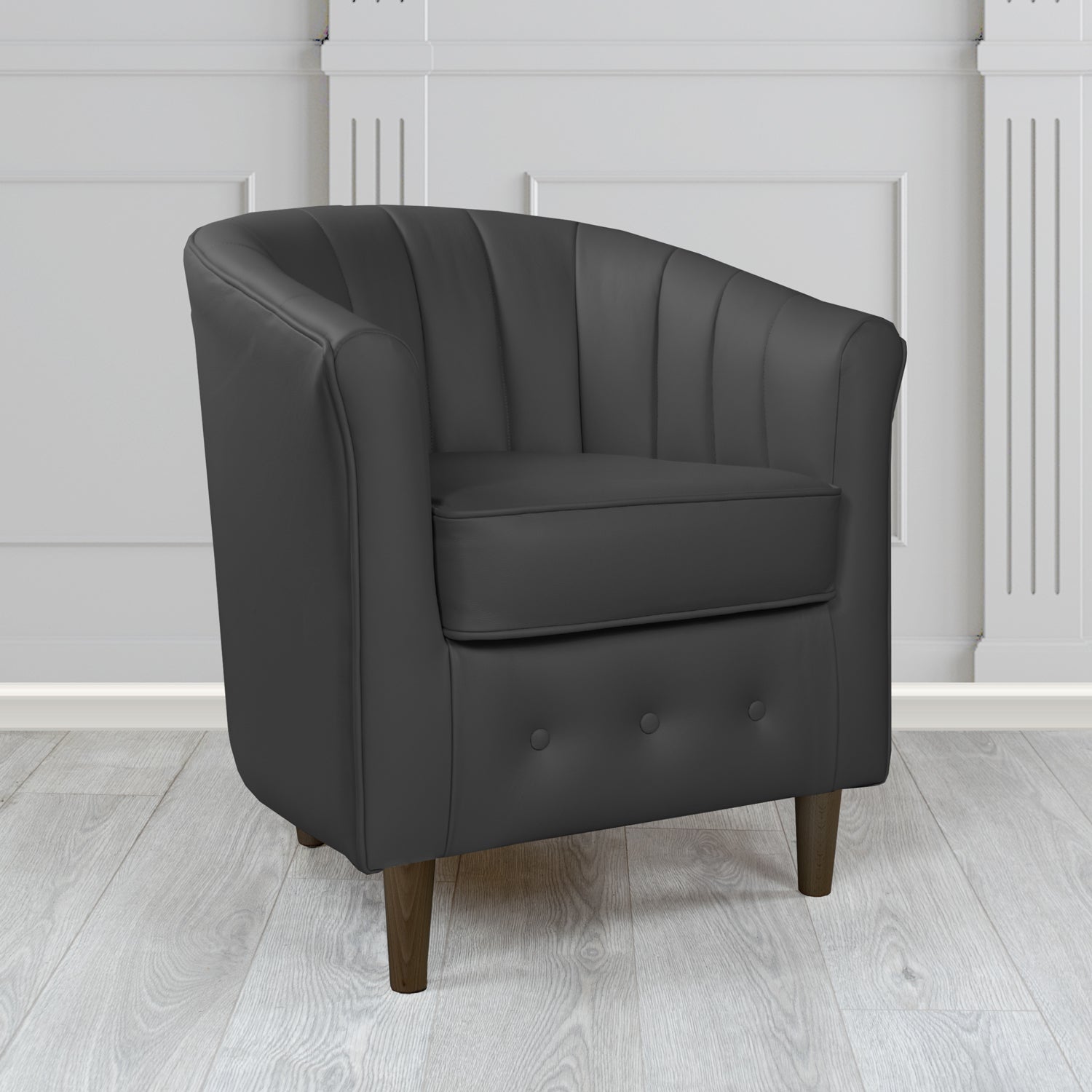 Doha Tub Chair in Shelly Crib 5 Genuine Leather