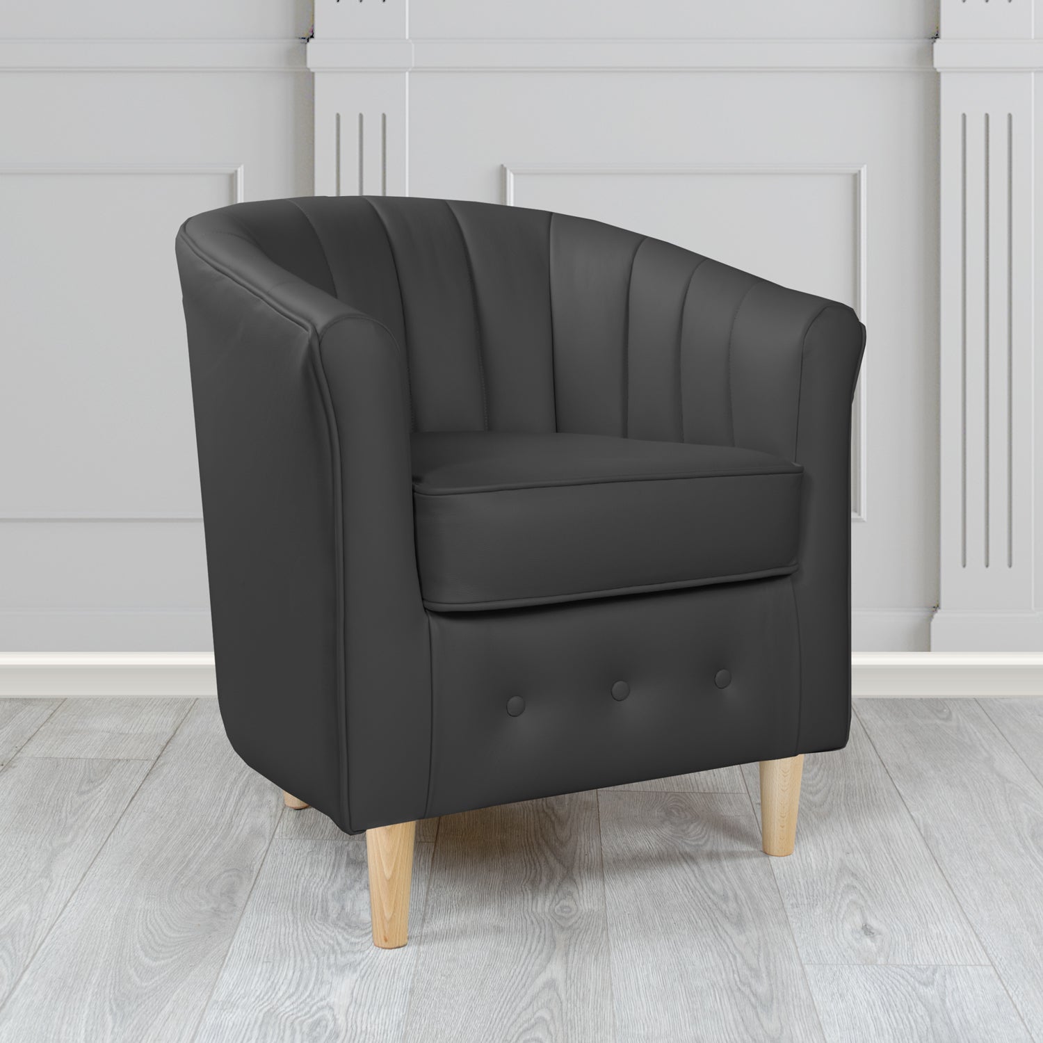 Doha Tub Chair in Shelly Crib 5 Genuine Leather