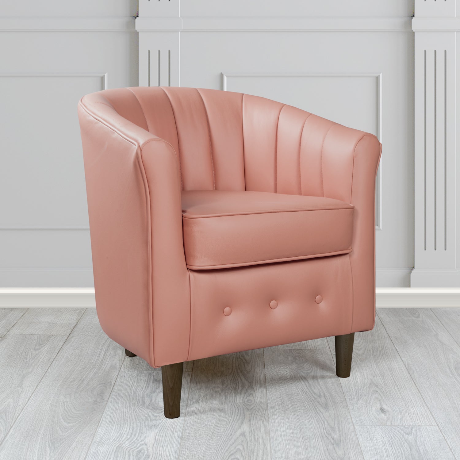 Doha Tub Chair in Shelly Crib 5 Genuine Leather