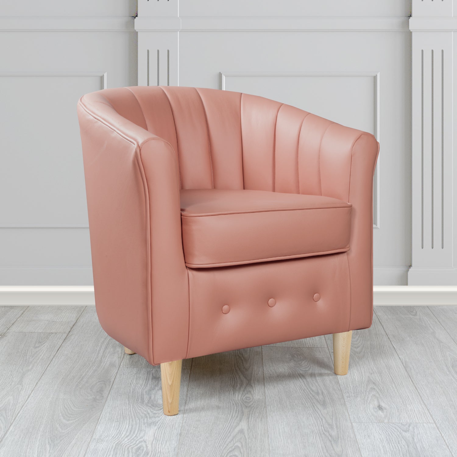 Doha Tub Chair in Shelly Crib 5 Genuine Leather