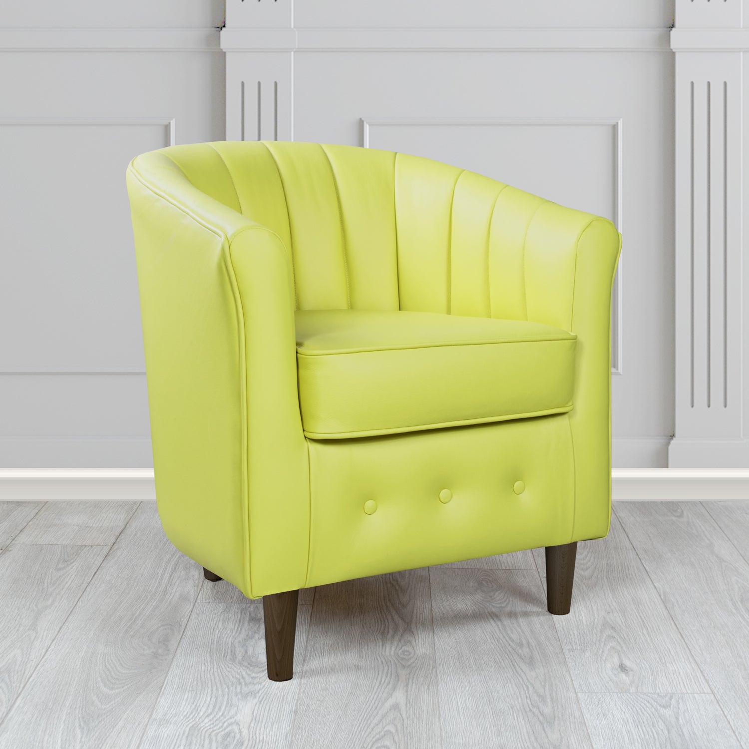 Doha Tub Chair in Shelly Crib 5 Genuine Leather