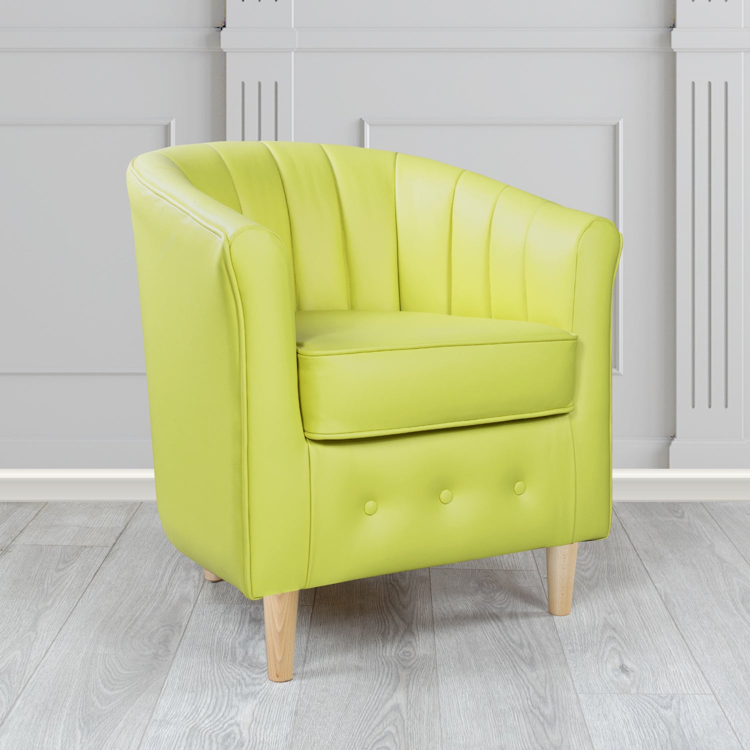 Doha Tub Chair in Shelly Crib 5 Genuine Leather