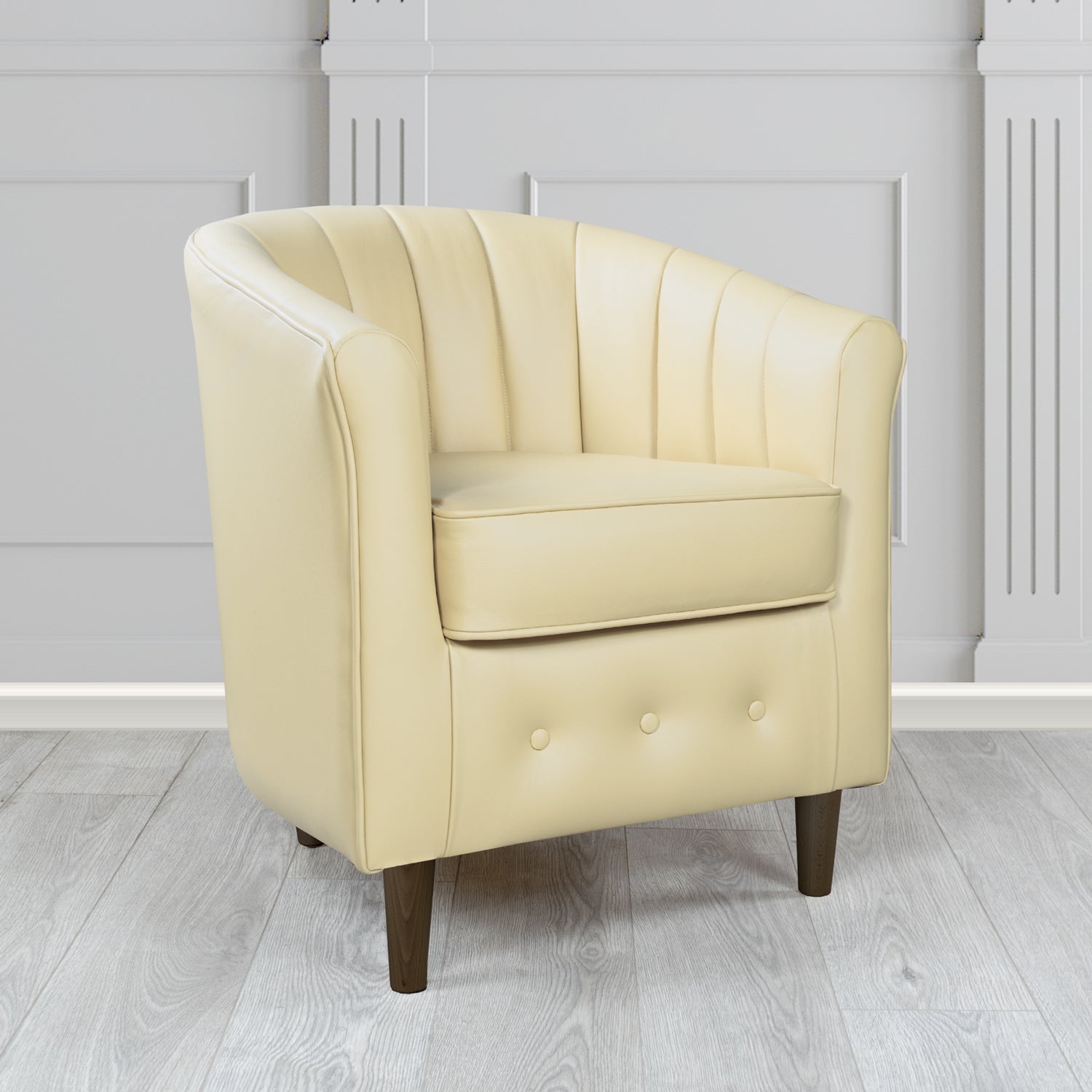 Doha Tub Chair in Shelly Crib 5 Genuine Leather