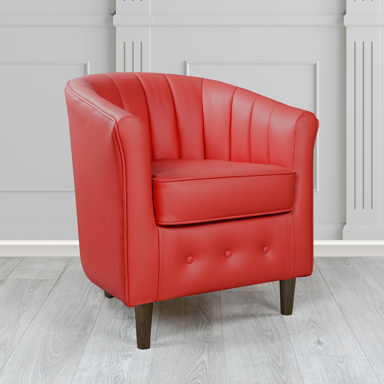 Doha Tub Chair in Shelly Crib 5 Genuine Leather