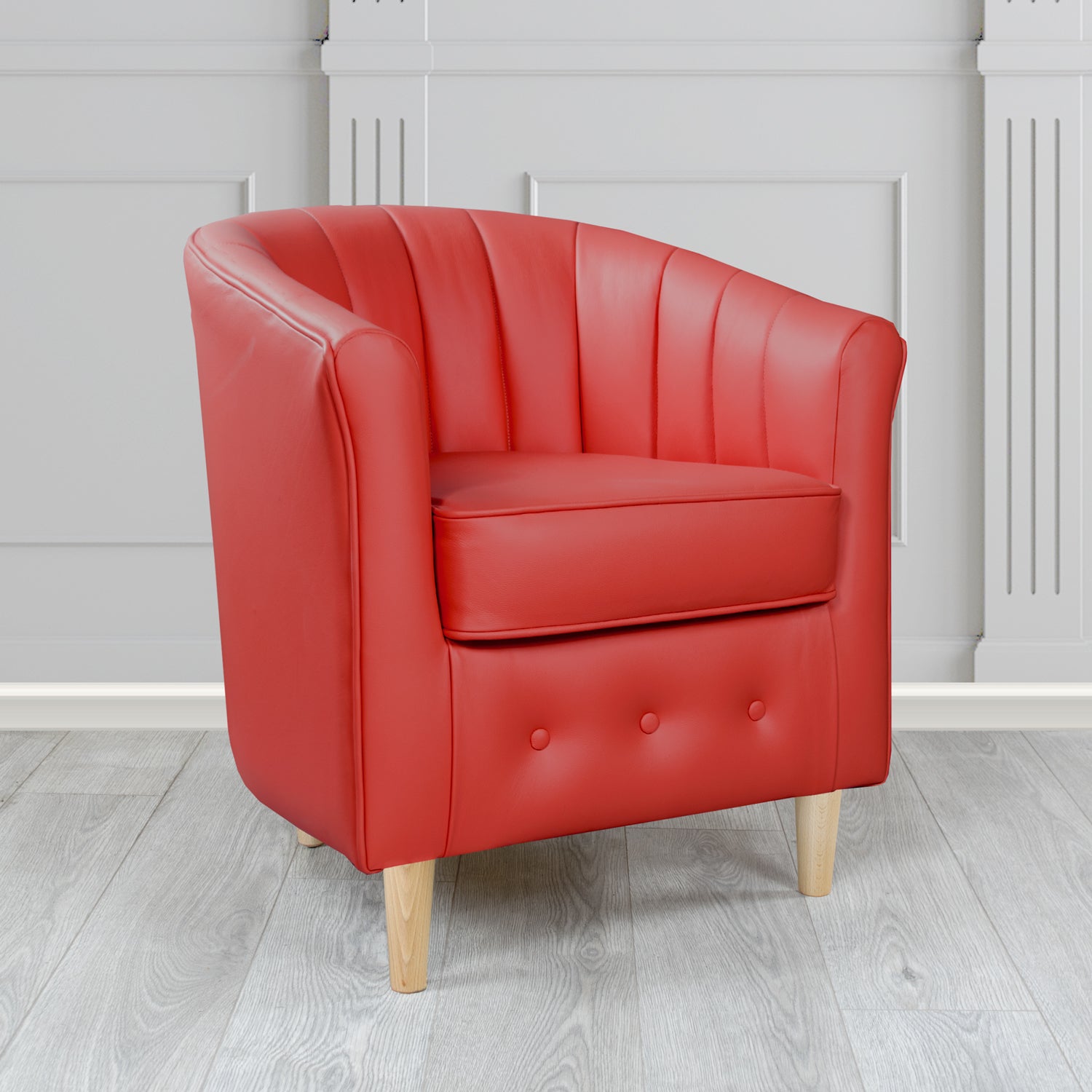 Doha Tub Chair in Shelly Crib 5 Genuine Leather