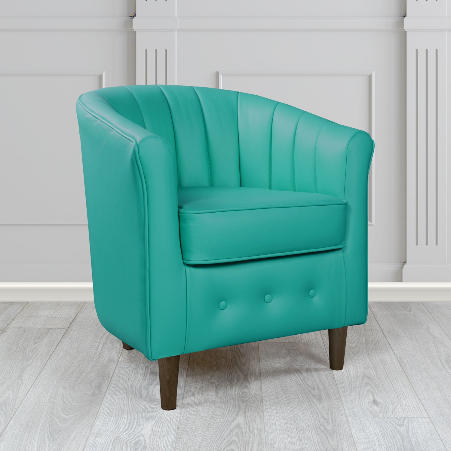 Doha Tub Chair in Shelly Crib 5 Genuine Leather