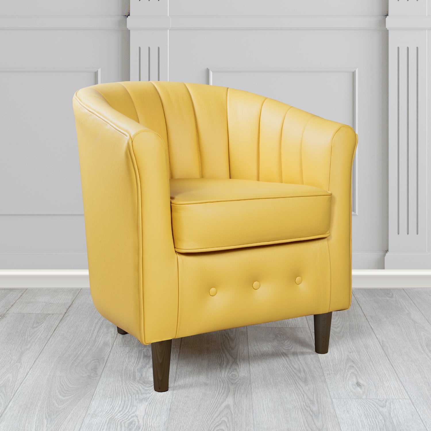 Doha Tub Chair in Shelly Crib 5 Genuine Leather