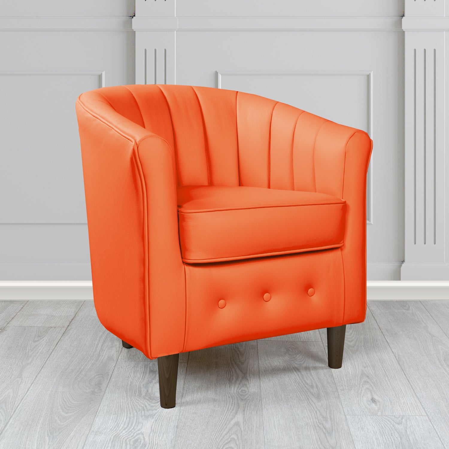 Doha Tub Chair in Shelly Crib 5 Genuine Leather