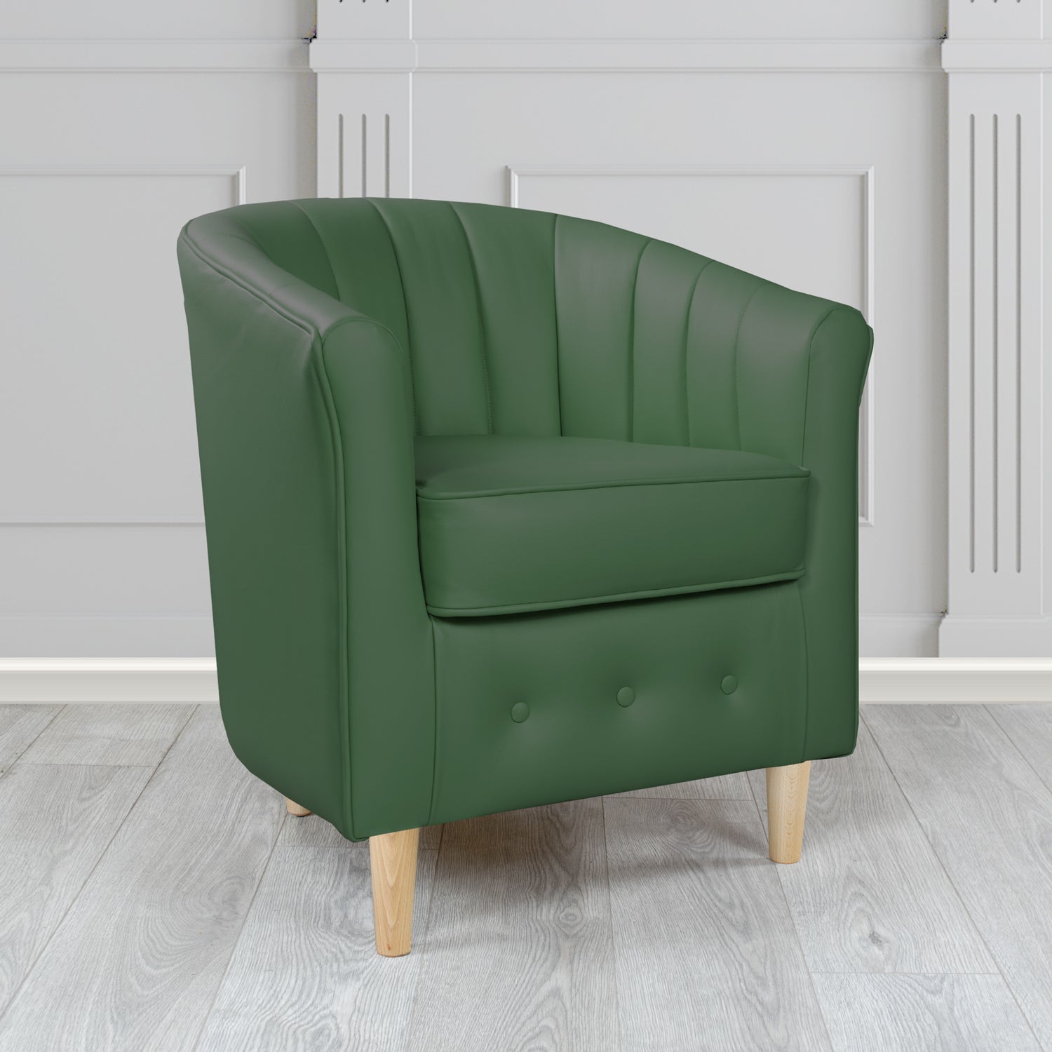 Doha Tub Chair in Shelly Crib 5 Genuine Leather