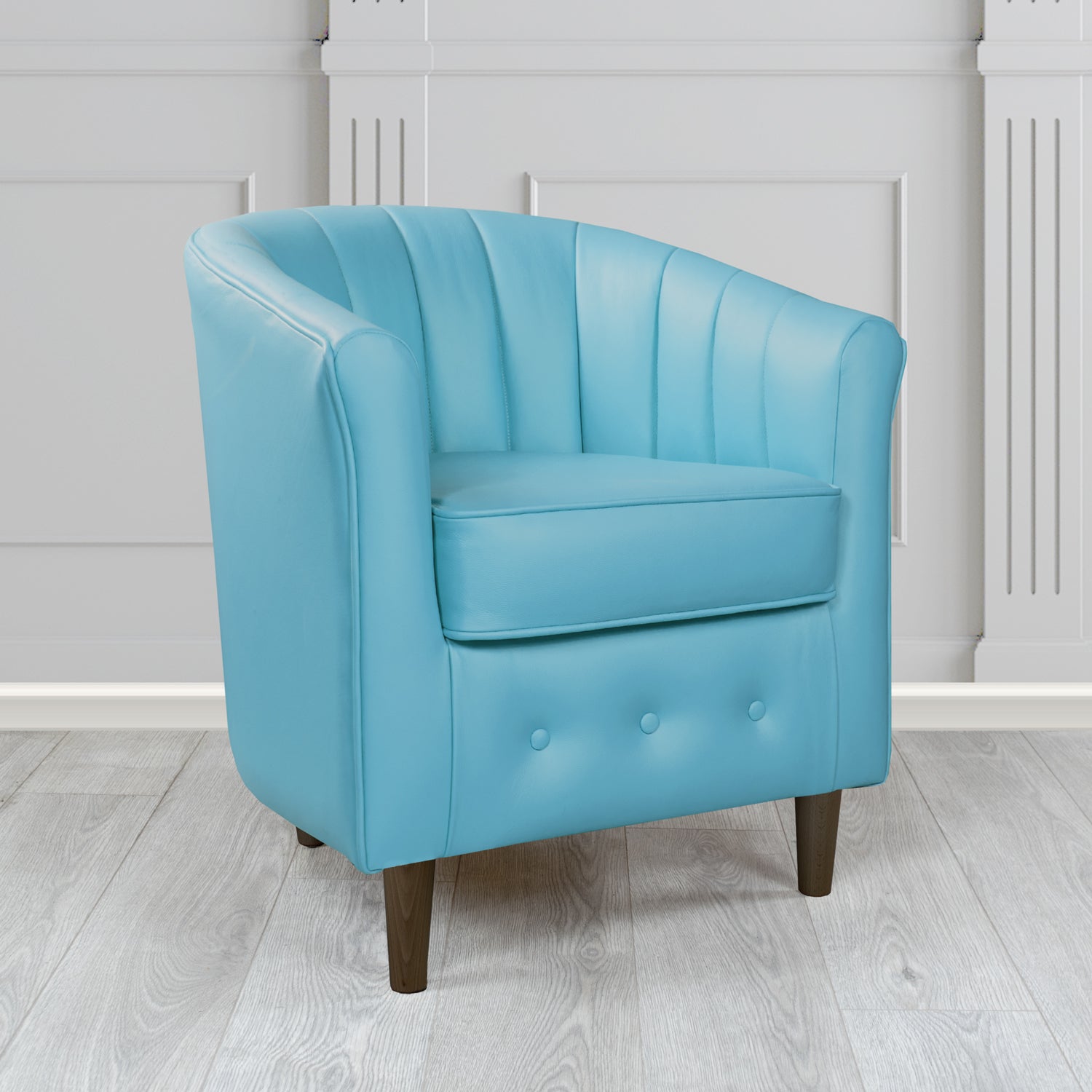 Doha Tub Chair in Shelly Crib 5 Genuine Leather