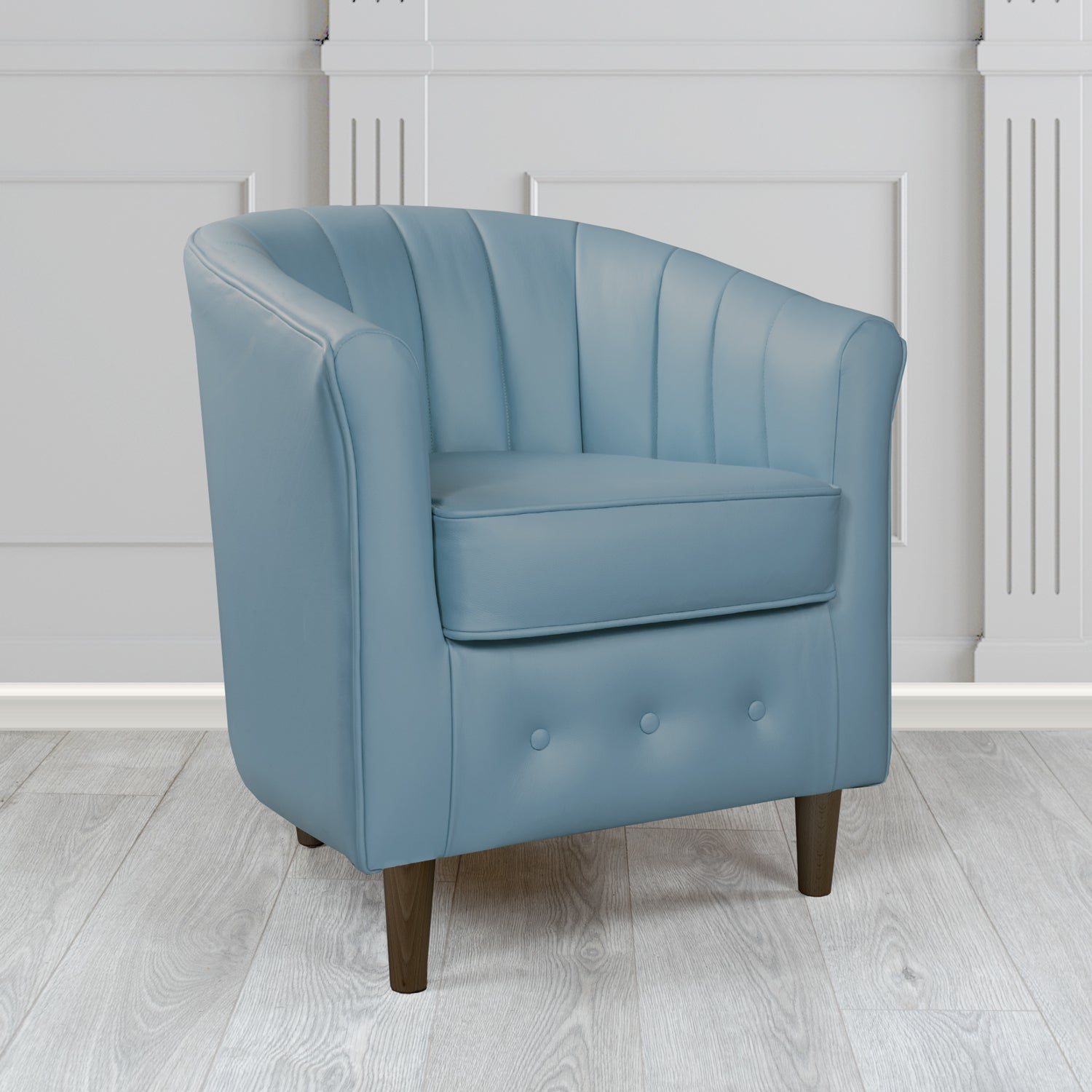 Doha Tub Chair in Shelly Crib 5 Genuine Leather