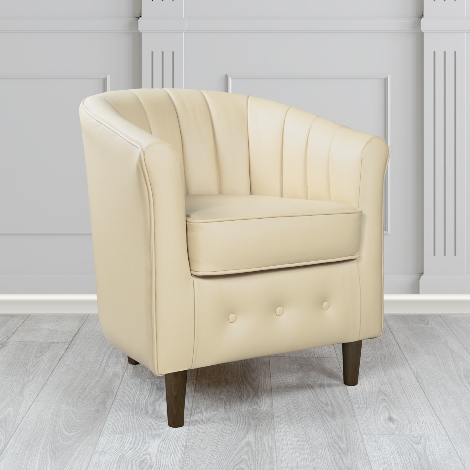 Doha Tub Chair in Shelly Crib 5 Genuine Leather