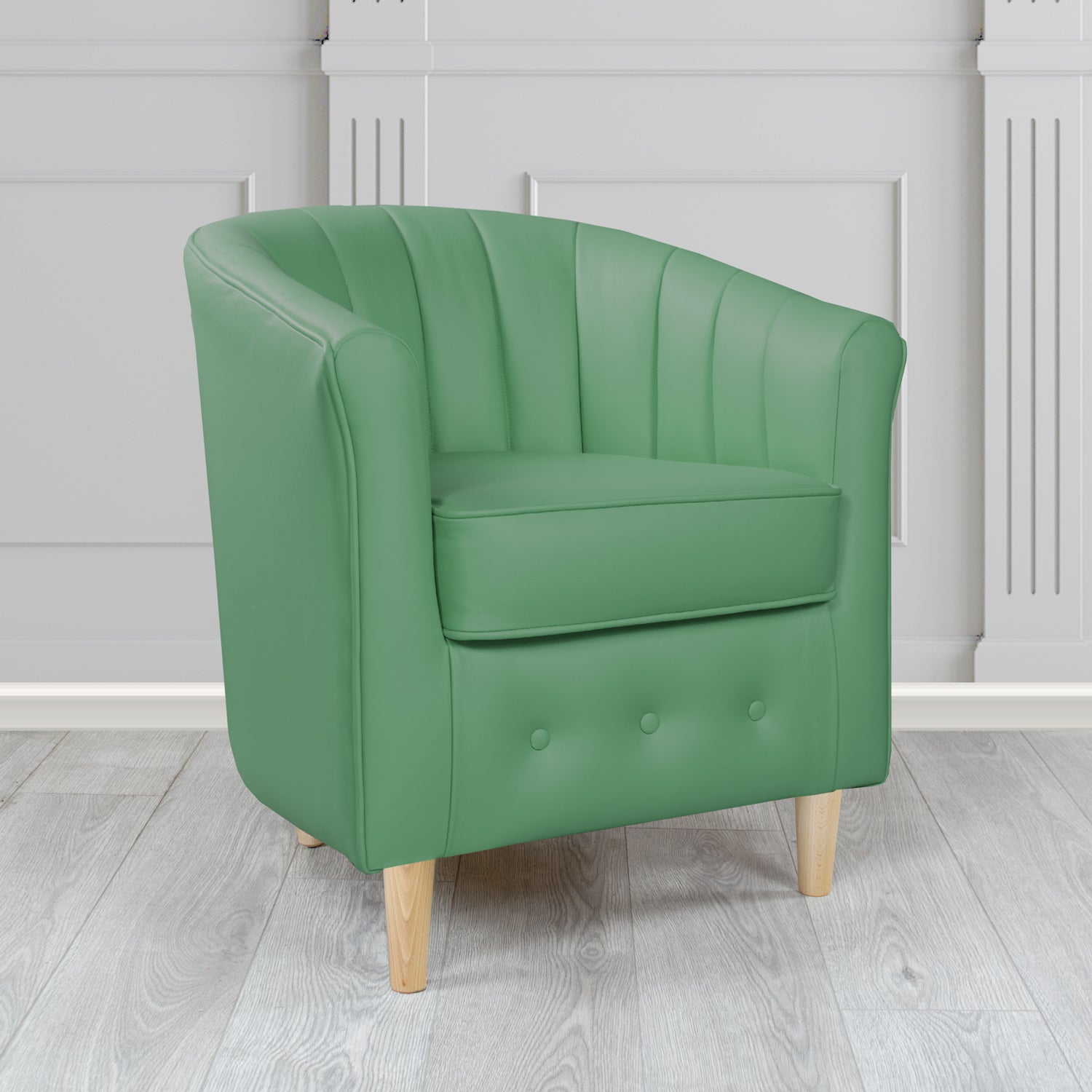 Doha Tub Chair in Shelly Crib 5 Genuine Leather