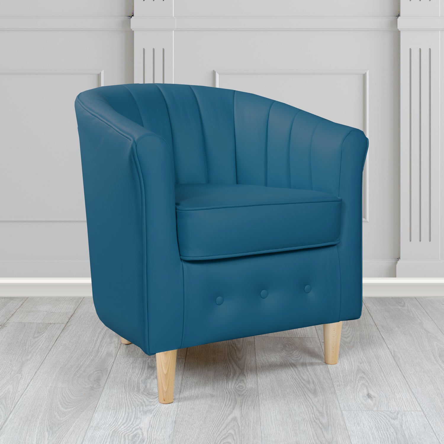 Doha Tub Chair in Shelly Crib 5 Genuine Leather