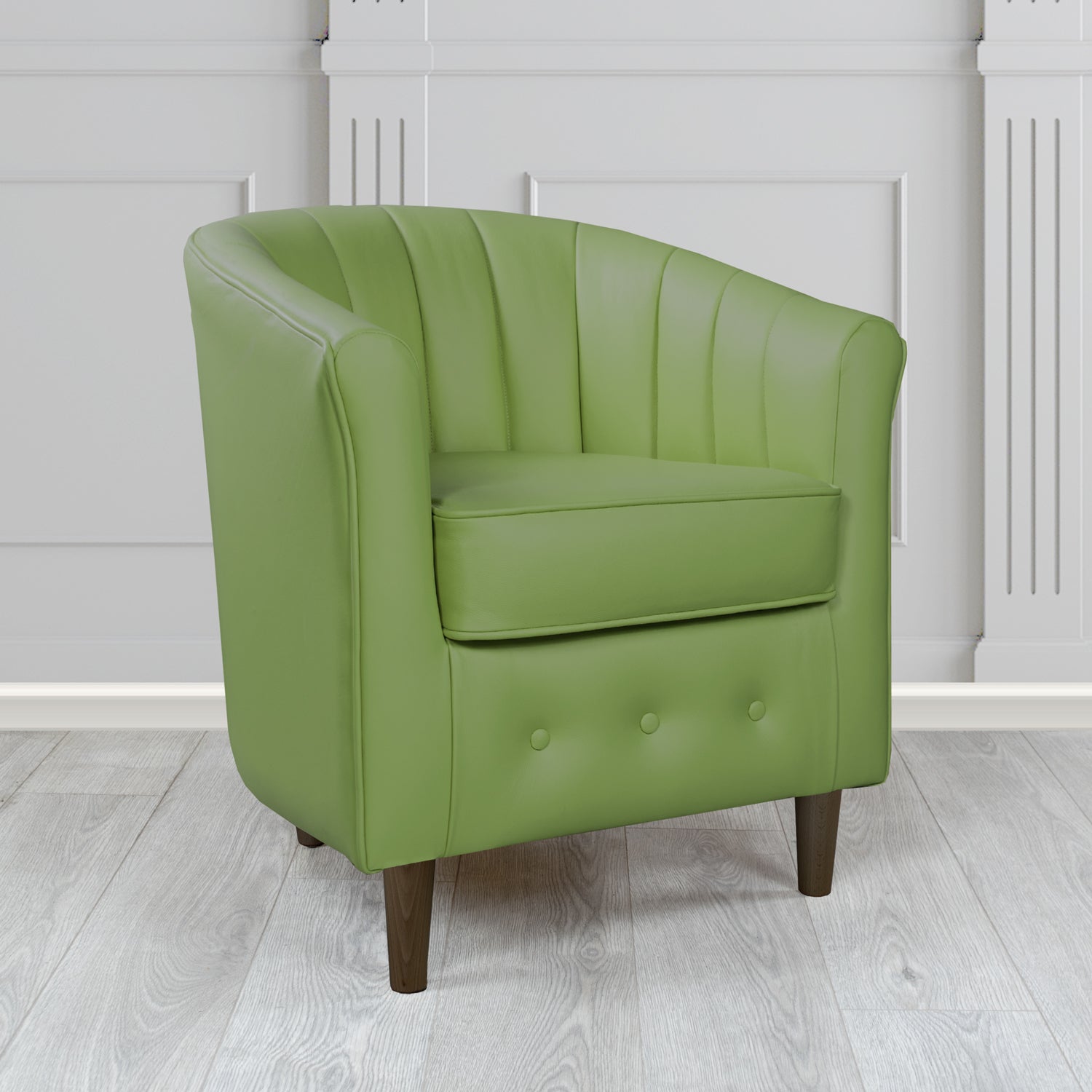 Doha Tub Chair in Shelly Crib 5 Genuine Leather
