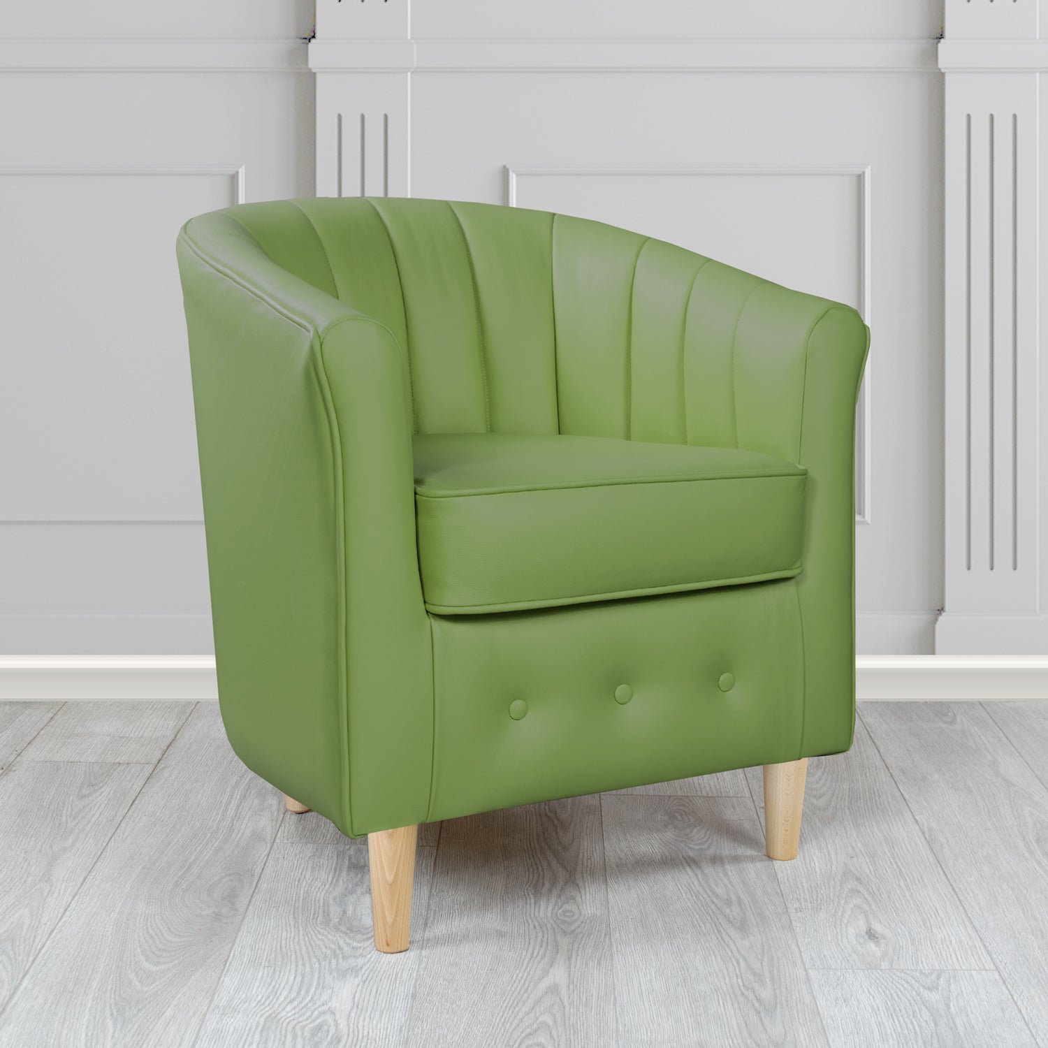 Doha Tub Chair in Shelly Crib 5 Genuine Leather