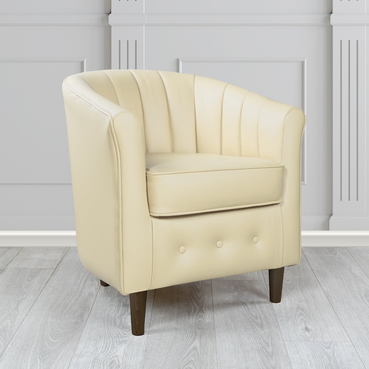 Doha Tub Chair in Shelly Crib 5 Genuine Leather