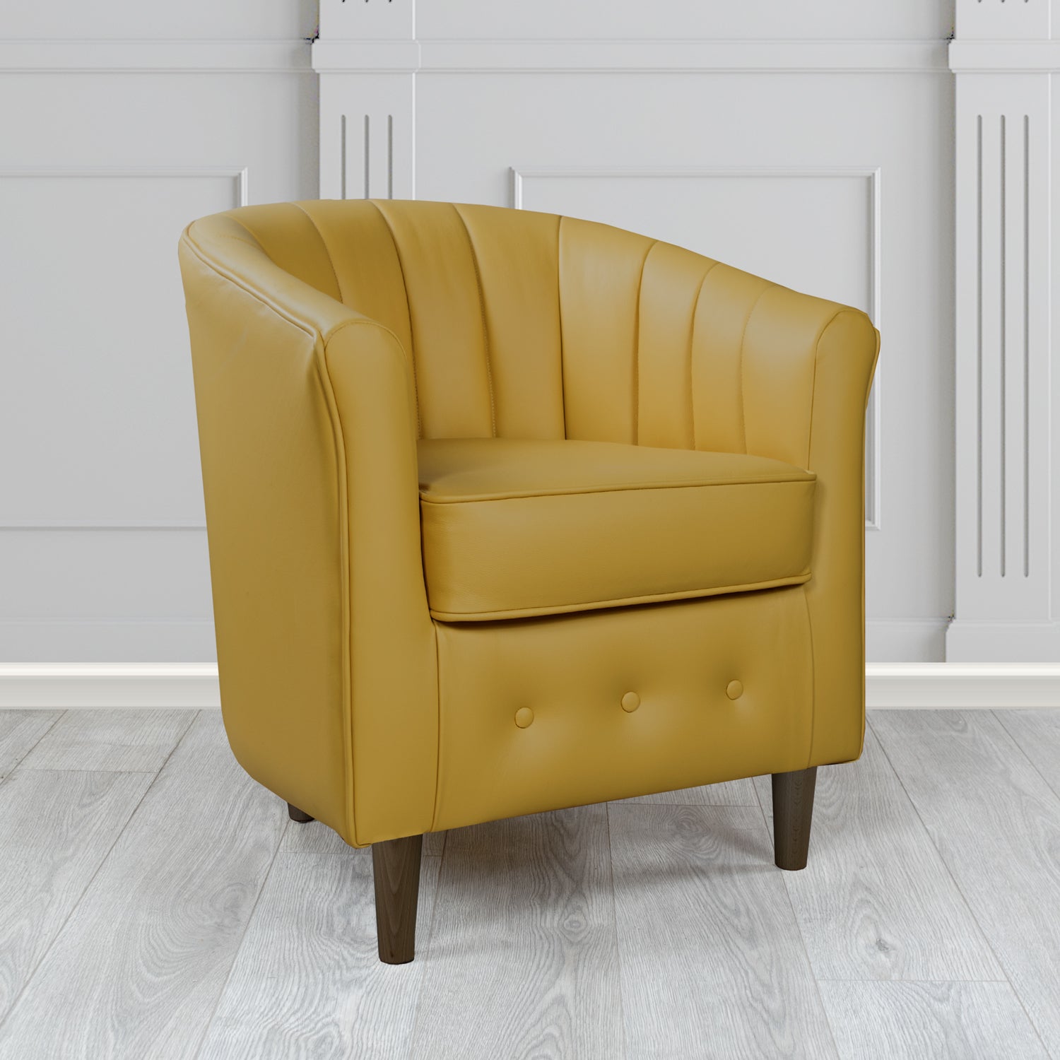 Doha Tub Chair in Shelly Crib 5 Genuine Leather