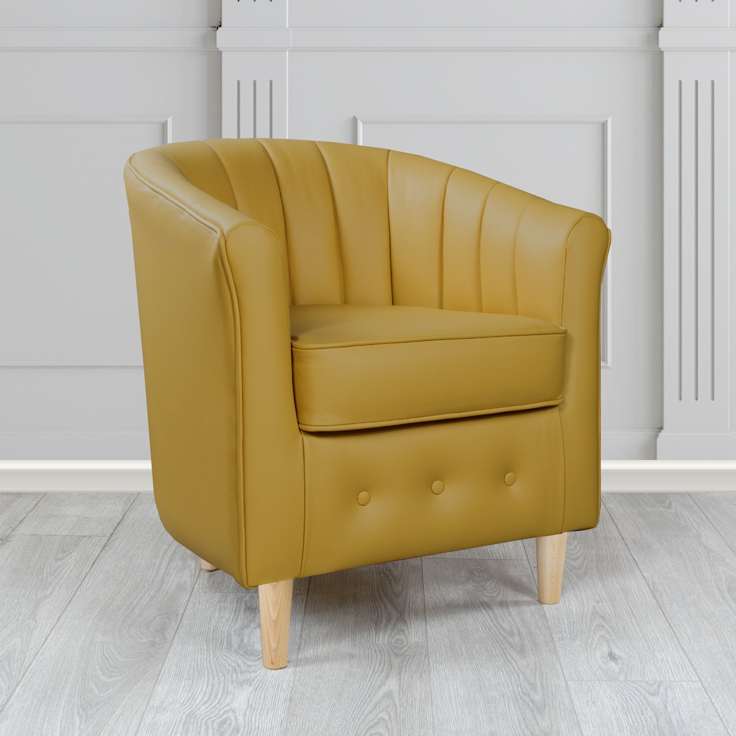 Doha Tub Chair in Shelly Crib 5 Genuine Leather