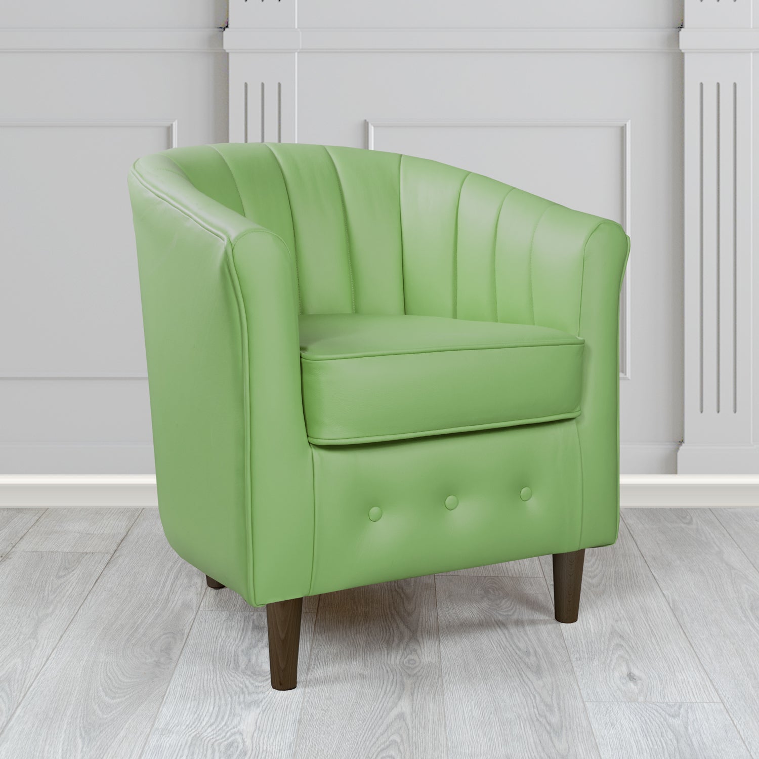 Doha Tub Chair in Shelly Crib 5 Genuine Leather