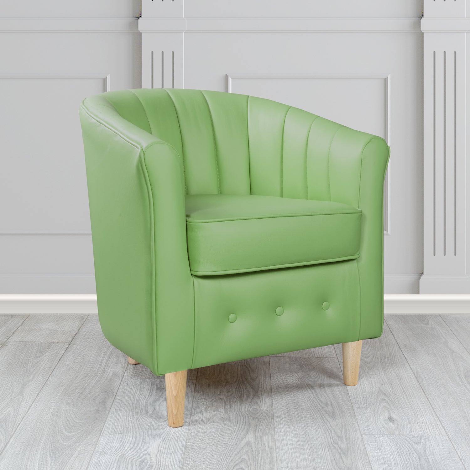 Doha Tub Chair in Shelly Crib 5 Genuine Leather