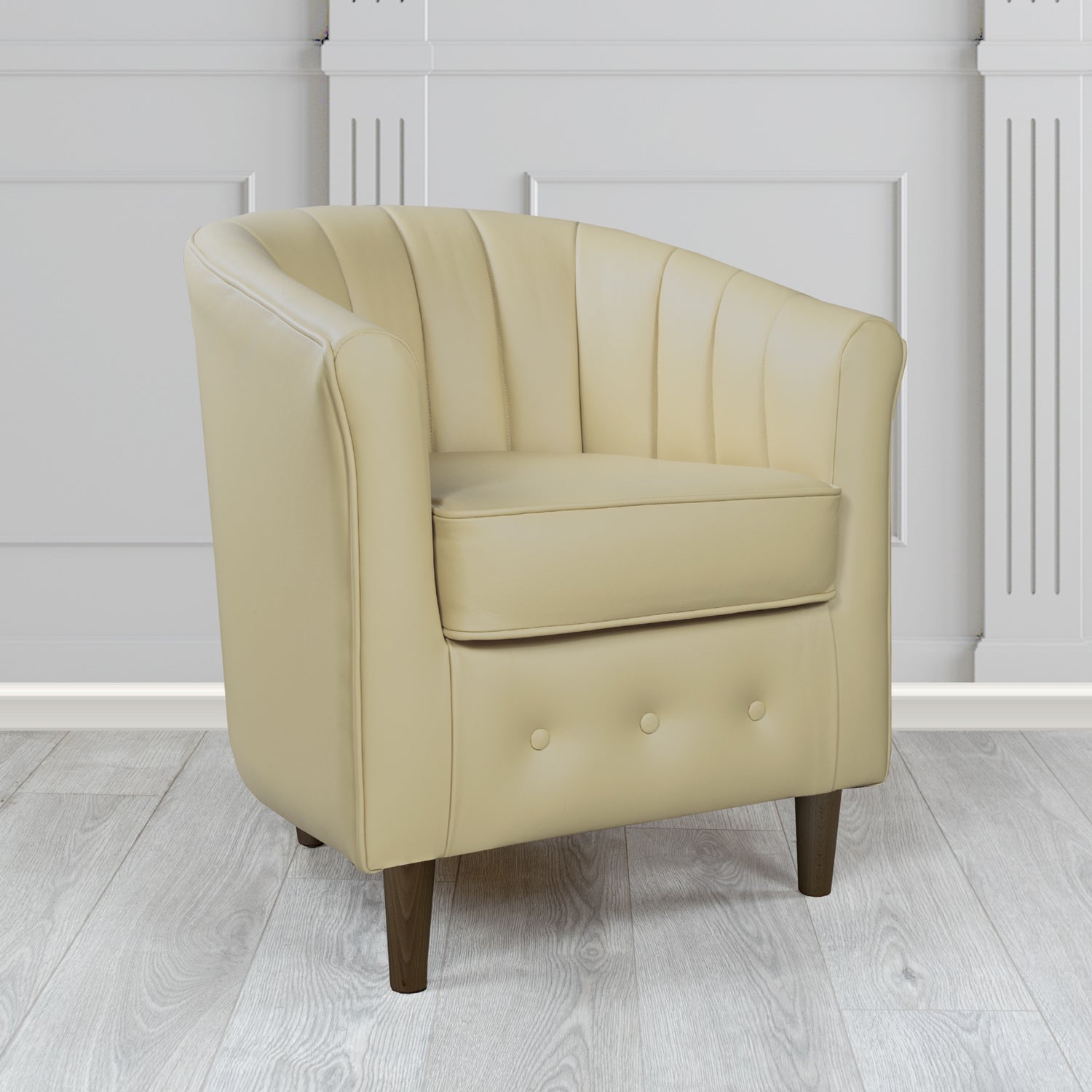 Doha Tub Chair in Shelly Crib 5 Genuine Leather