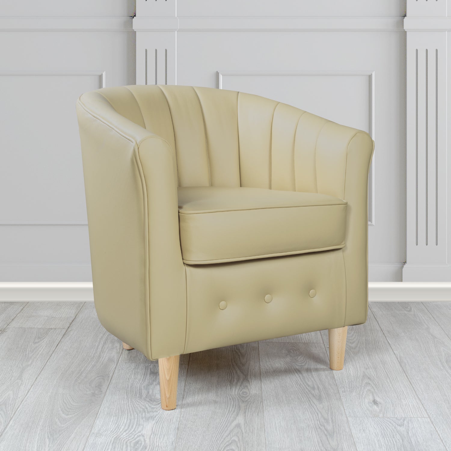Doha Tub Chair in Shelly Crib 5 Genuine Leather
