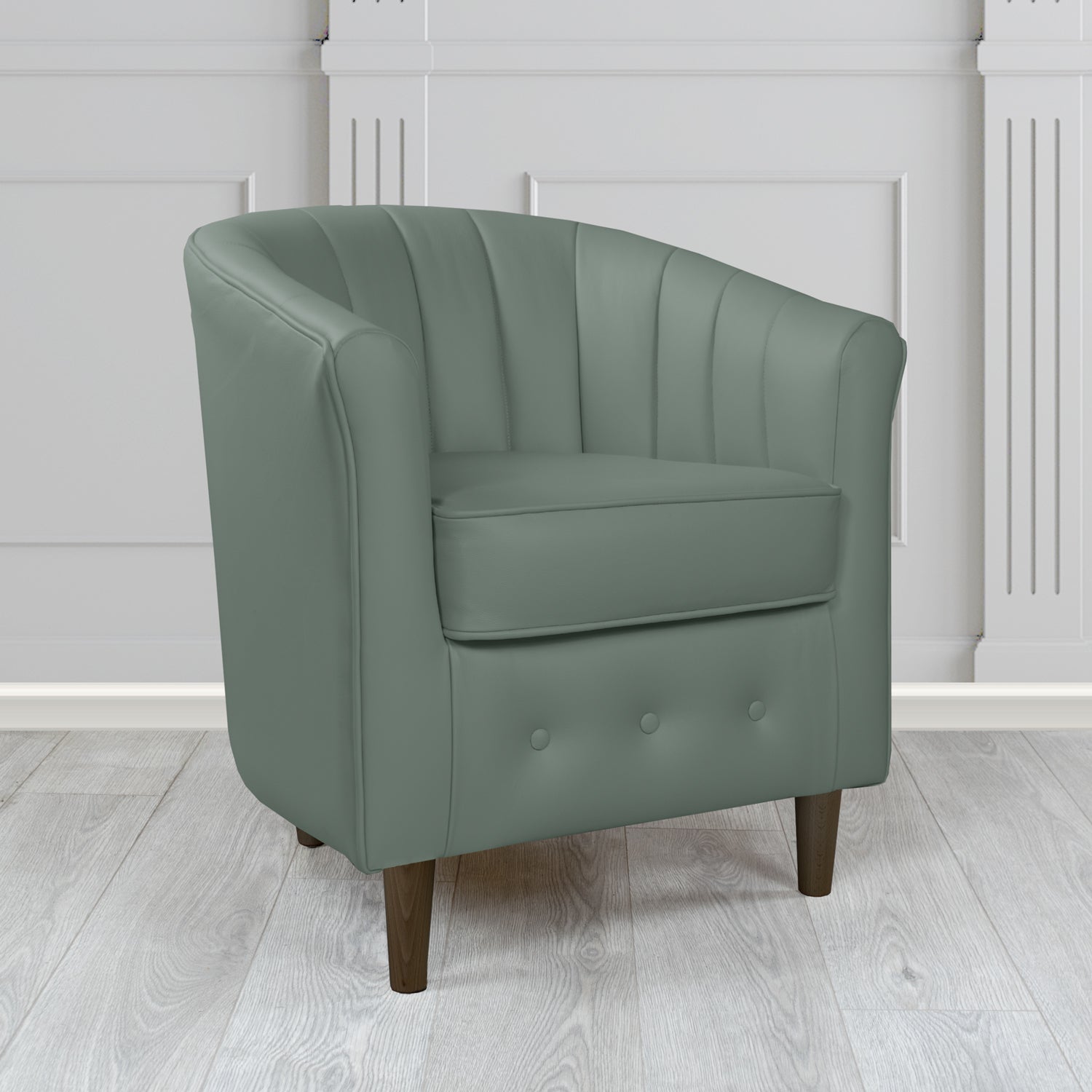 Doha Tub Chair in Shelly Crib 5 Genuine Leather