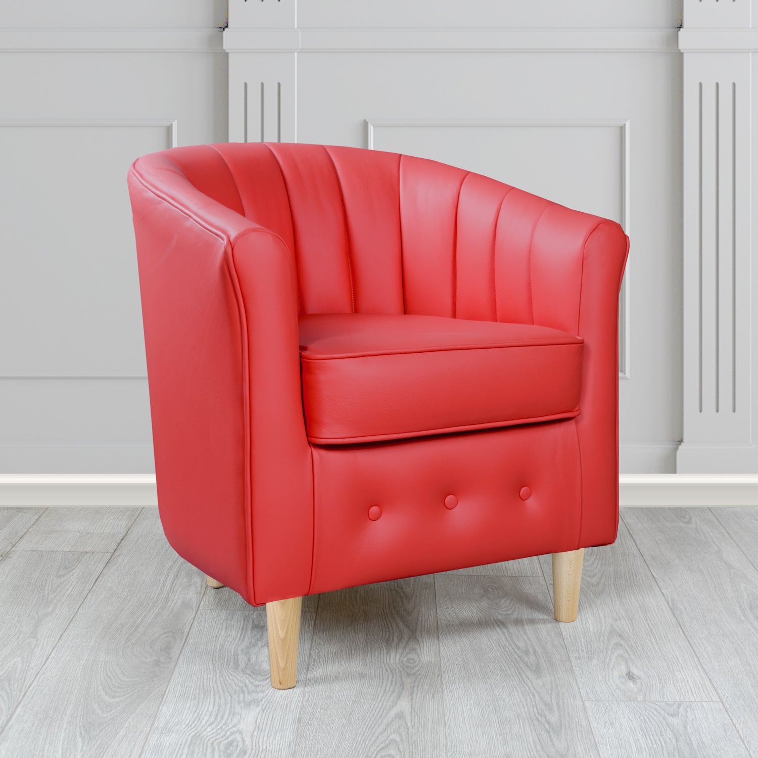 Doha Tub Chair in Shelly Crib 5 Genuine Leather