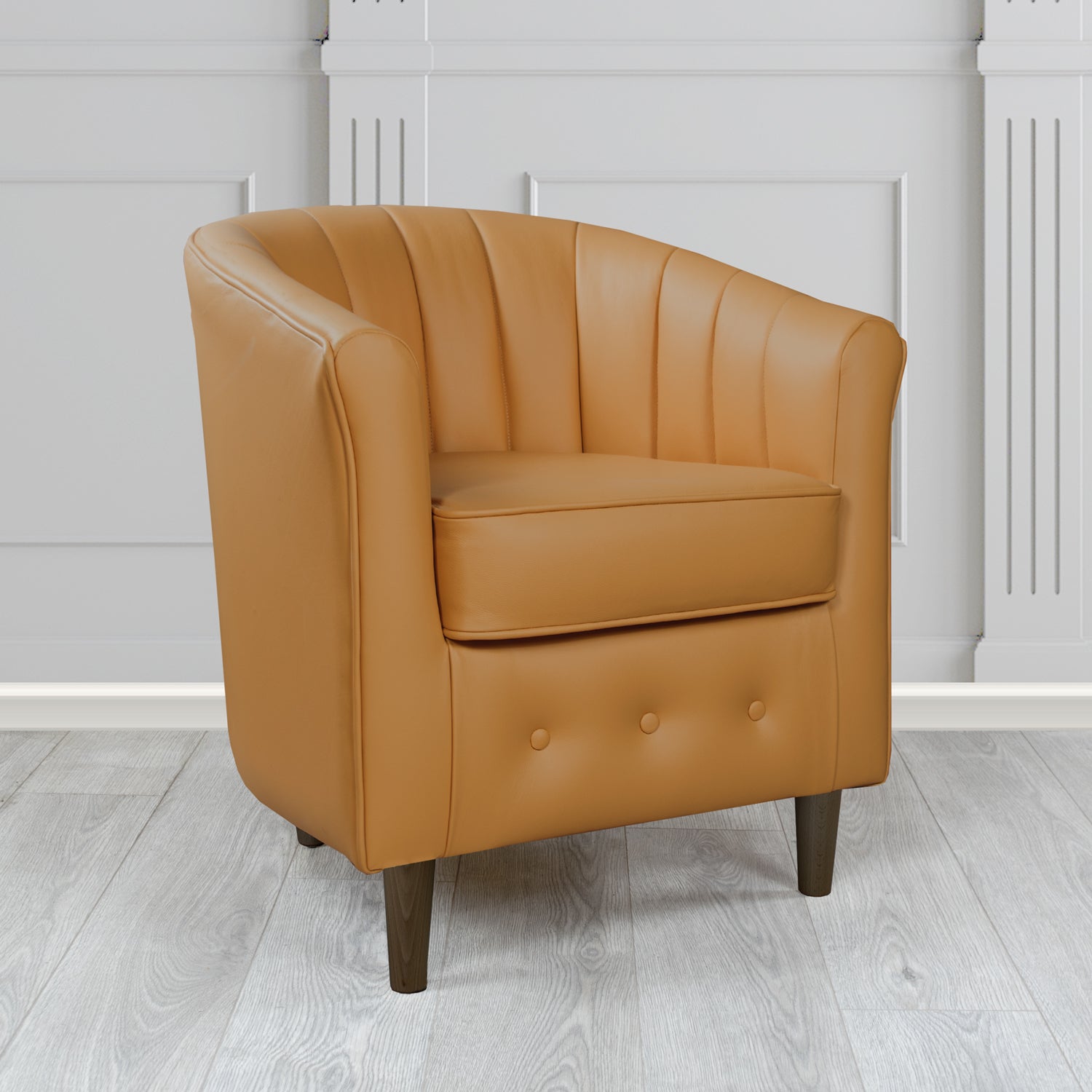 Doha Tub Chair in Shelly Crib 5 Genuine Leather