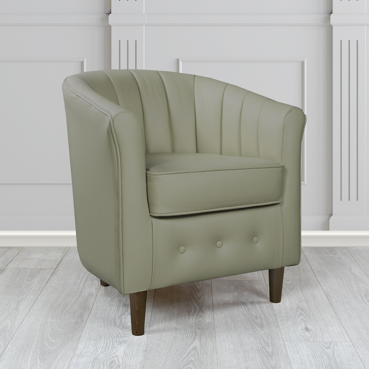 Doha Tub Chair in Shelly Crib 5 Genuine Leather