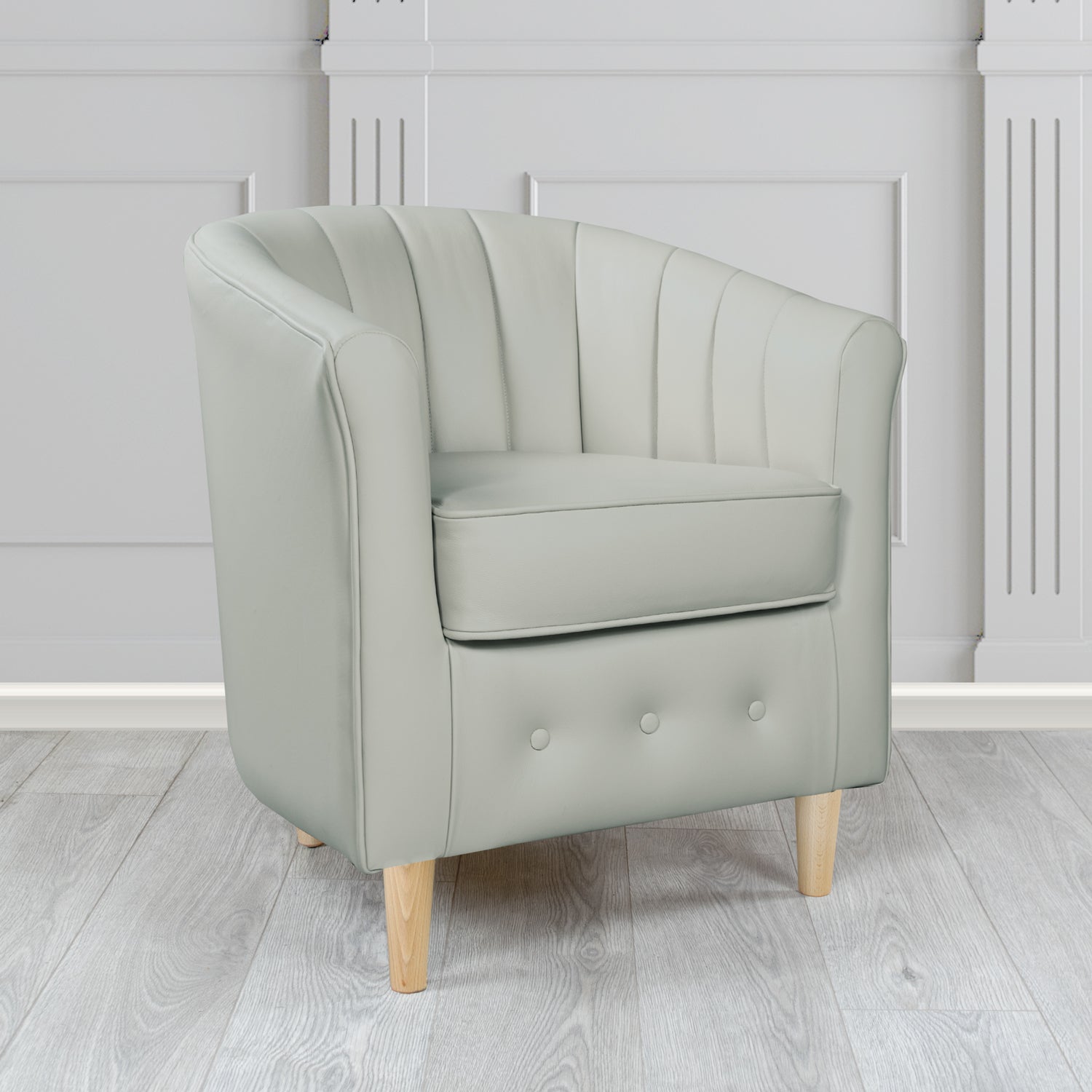 Doha Tub Chair in Shelly Crib 5 Genuine Leather