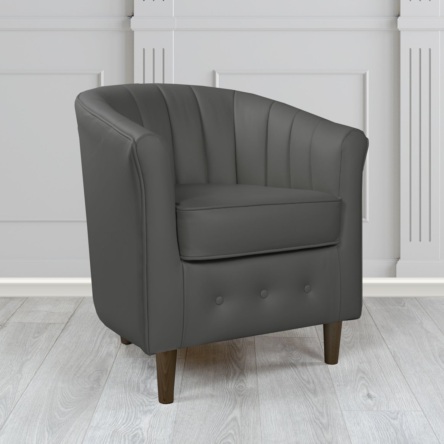 Doha Tub Chair in Shelly Crib 5 Genuine Leather