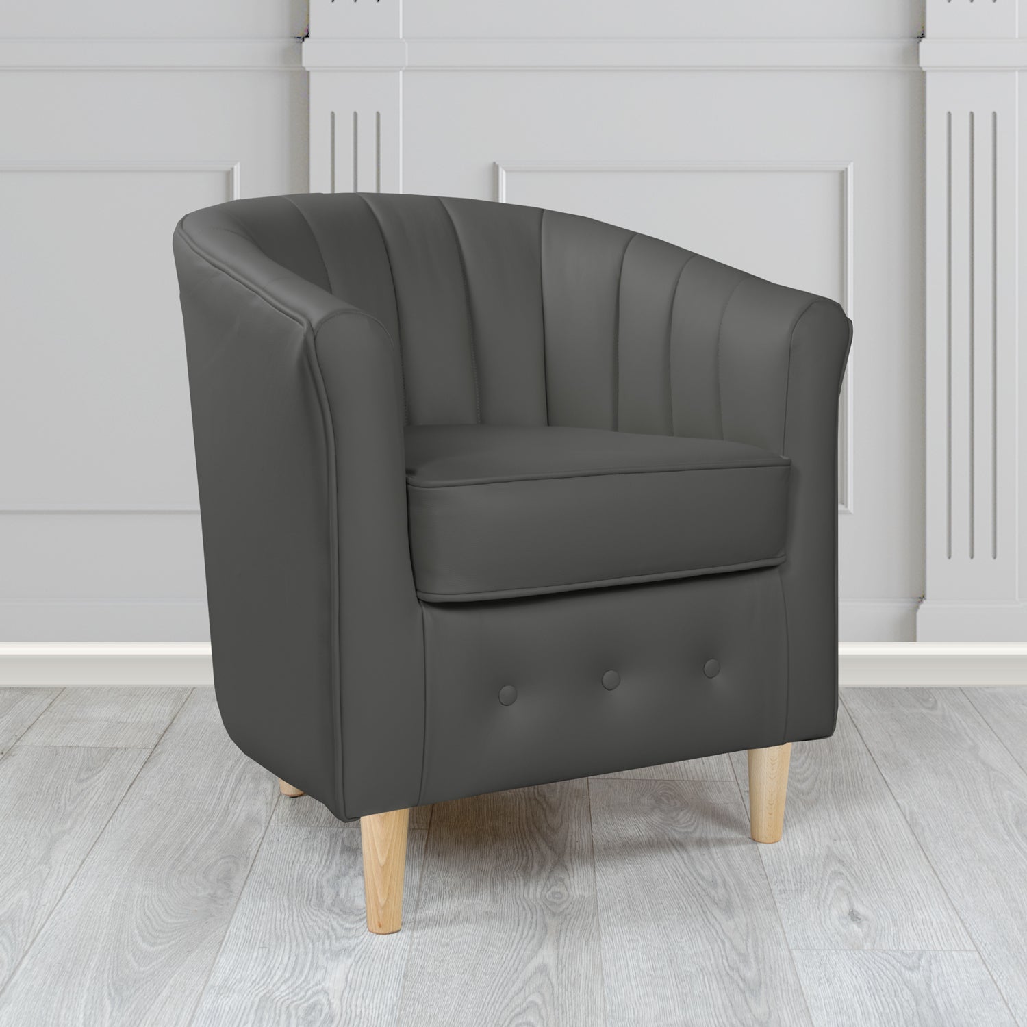 Doha Tub Chair in Shelly Crib 5 Genuine Leather