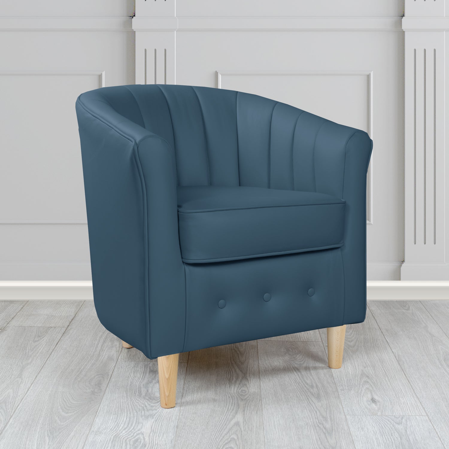 Doha Tub Chair in Shelly Crib 5 Genuine Leather