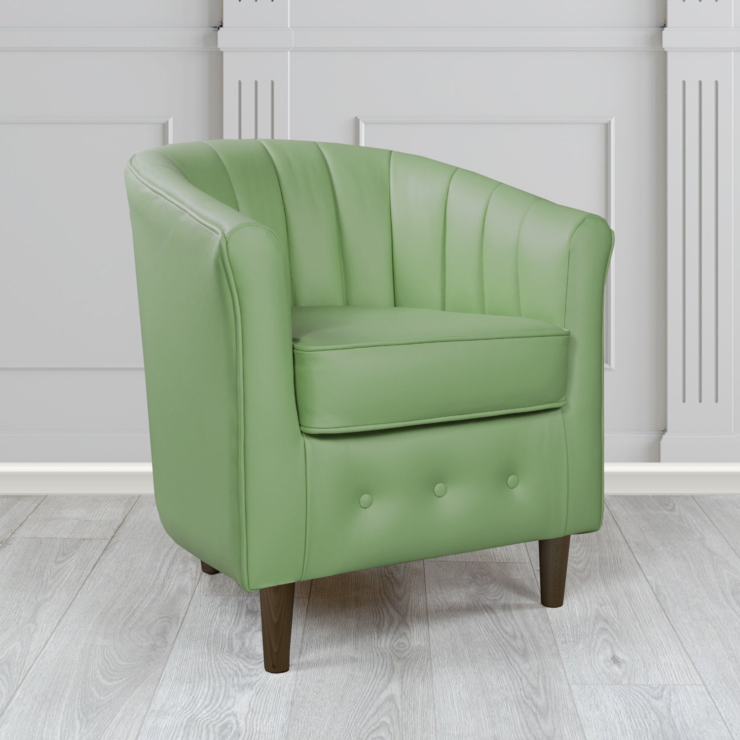 Doha Tub Chair in Shelly Crib 5 Genuine Leather