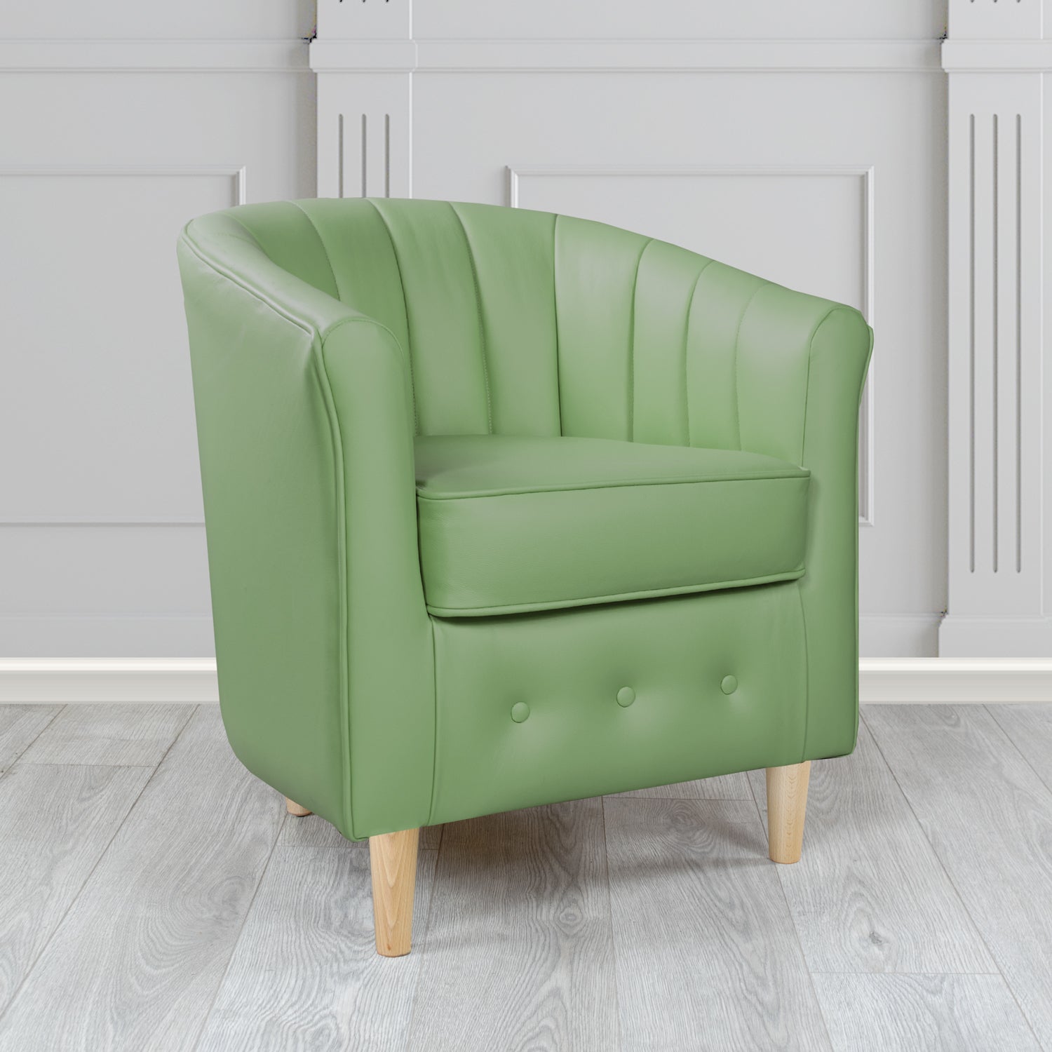 Doha Tub Chair in Shelly Crib 5 Genuine Leather