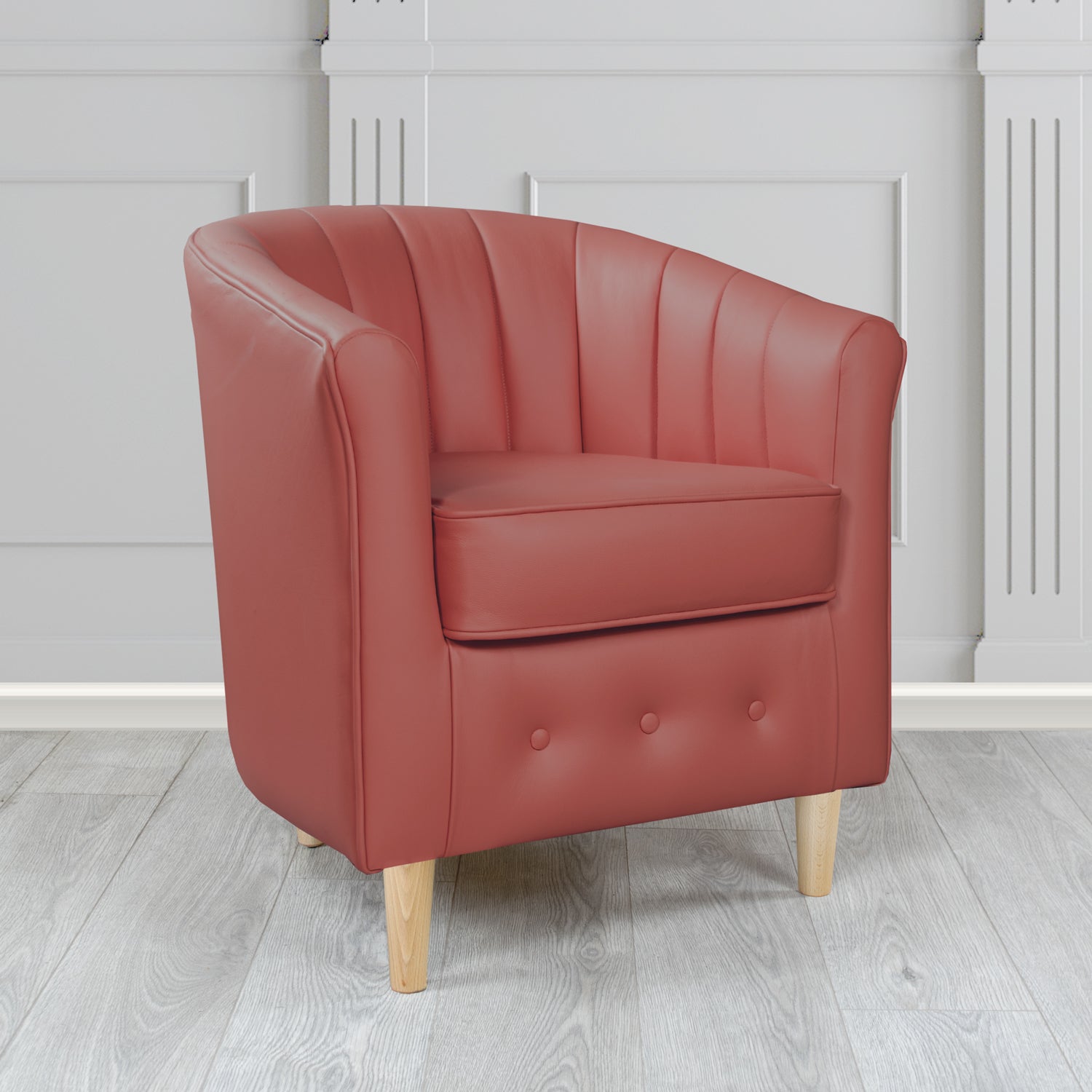 Doha Tub Chair in Shelly Crib 5 Genuine Leather