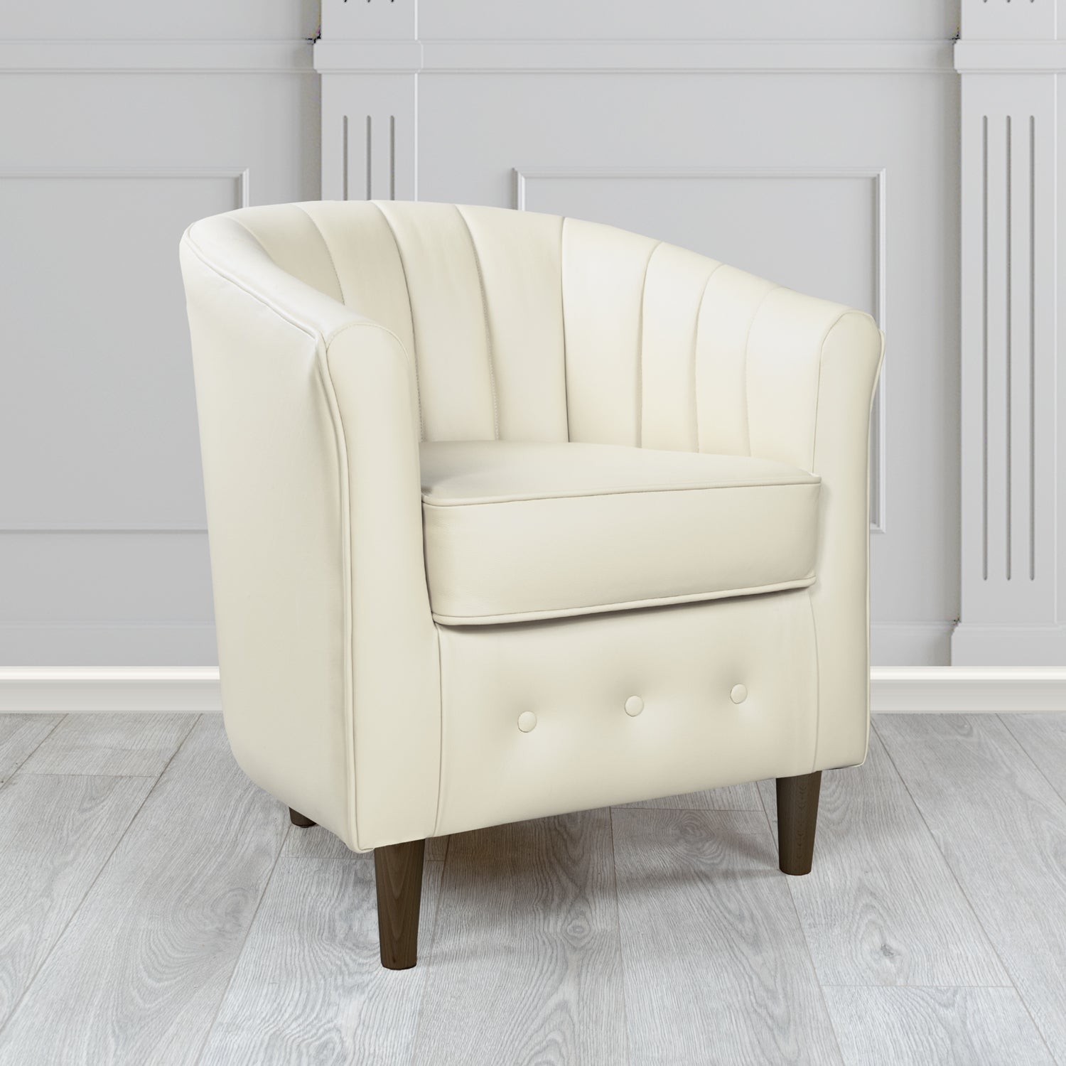 Doha Tub Chair in Shelly Crib 5 Genuine Leather