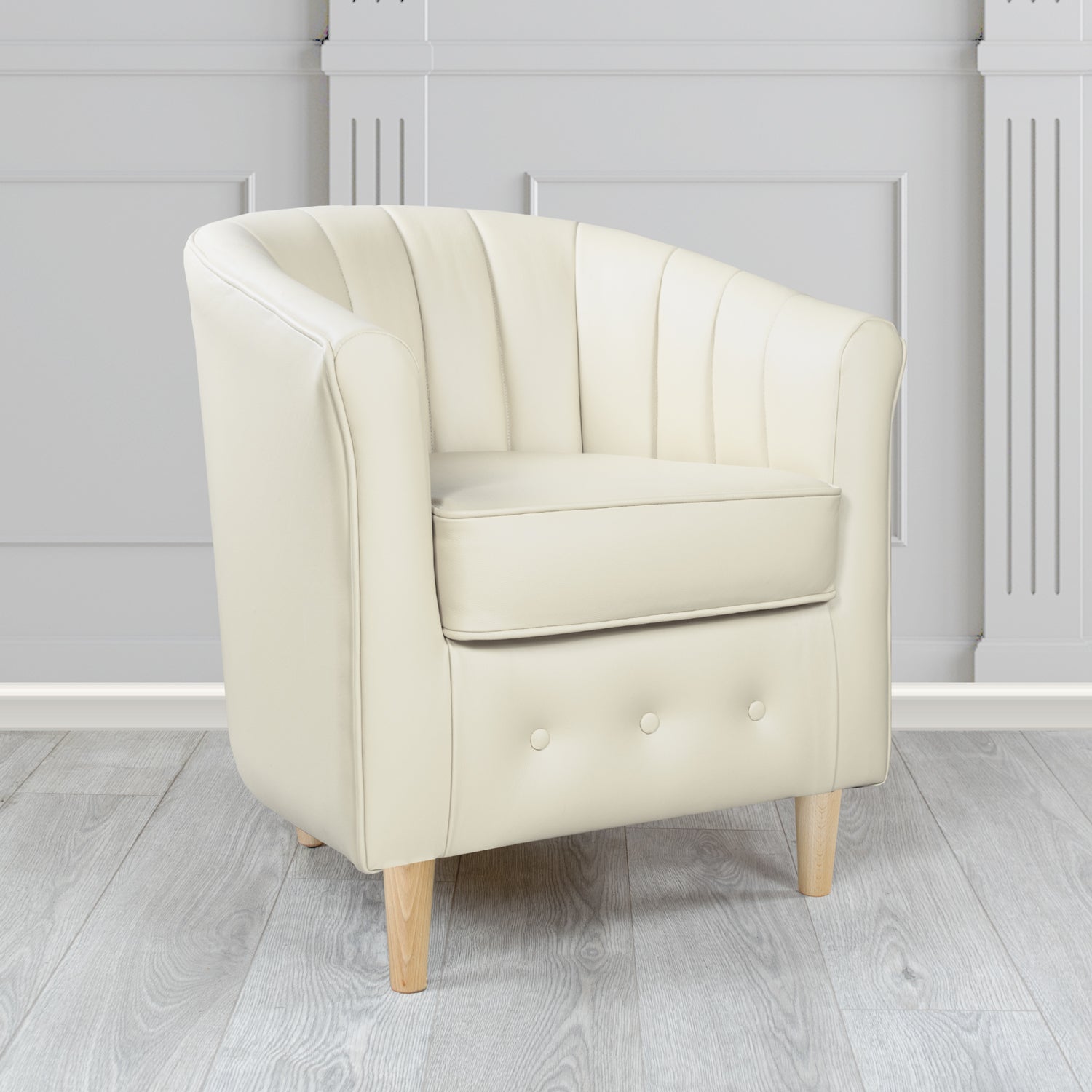 Doha Tub Chair in Shelly Crib 5 Genuine Leather