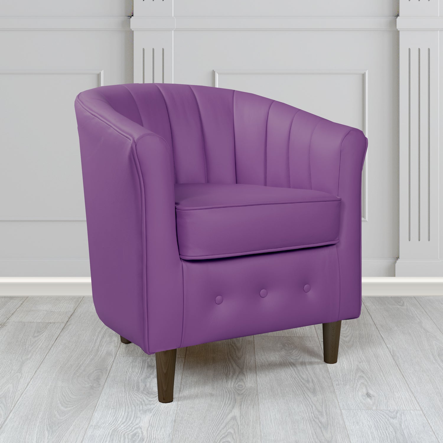 Doha Tub Chair in Shelly Crib 5 Genuine Leather