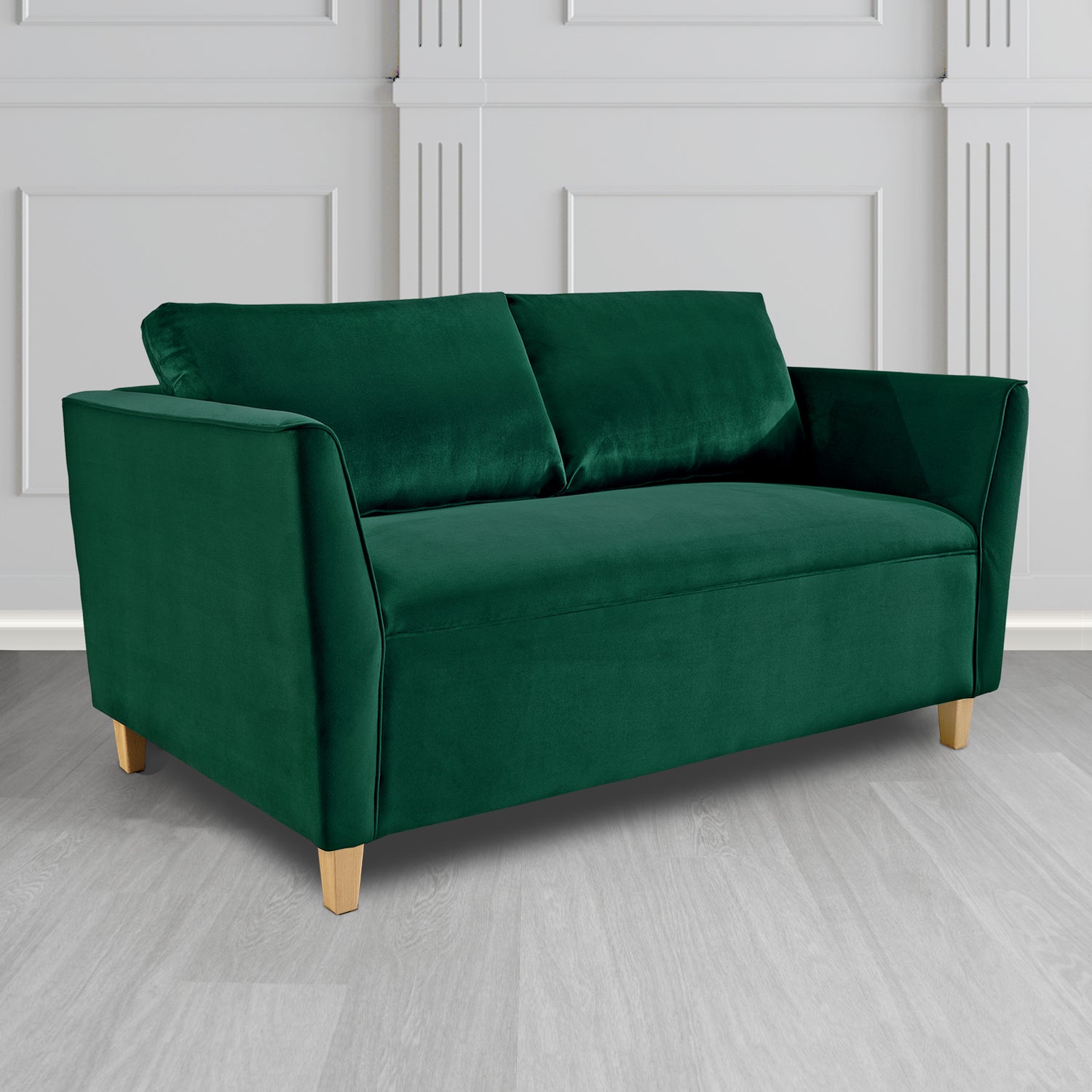 Ellie 2 Seater Sofa in Monaco Plush Velvet Fabric