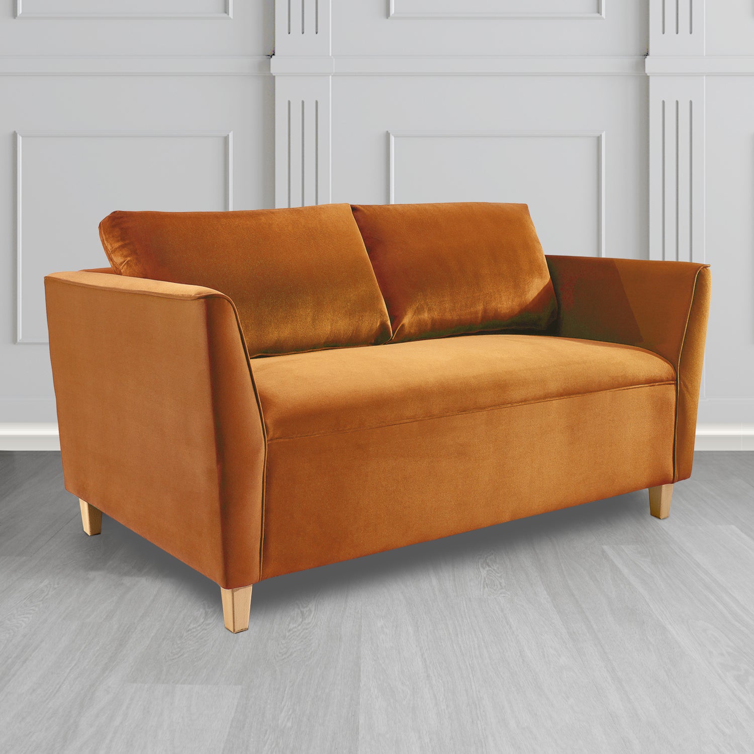 Ellie 2 Seater Sofa in Sapore Velvet Fabric