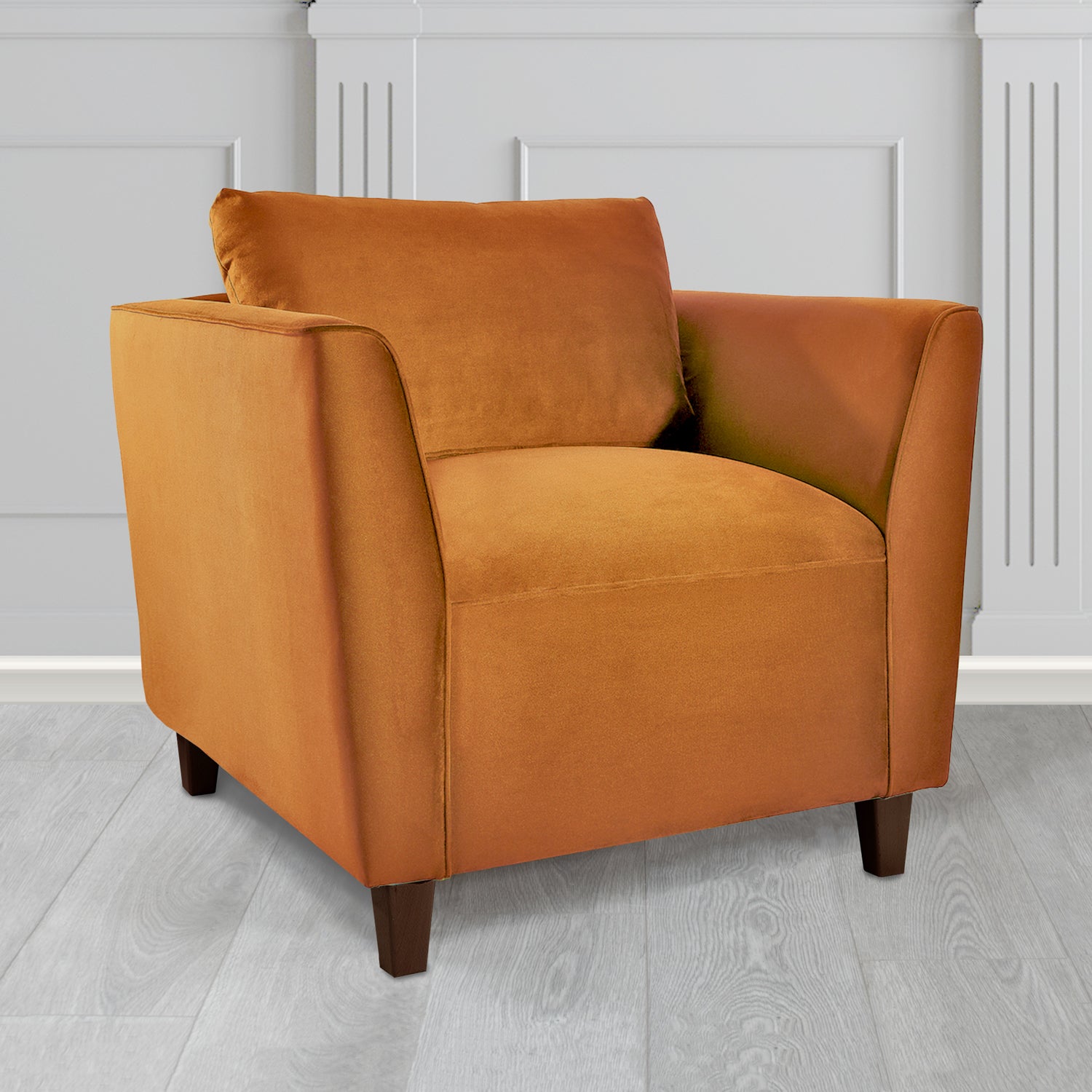 Ellie Tub Armchair in Sapore Velvet Fabric