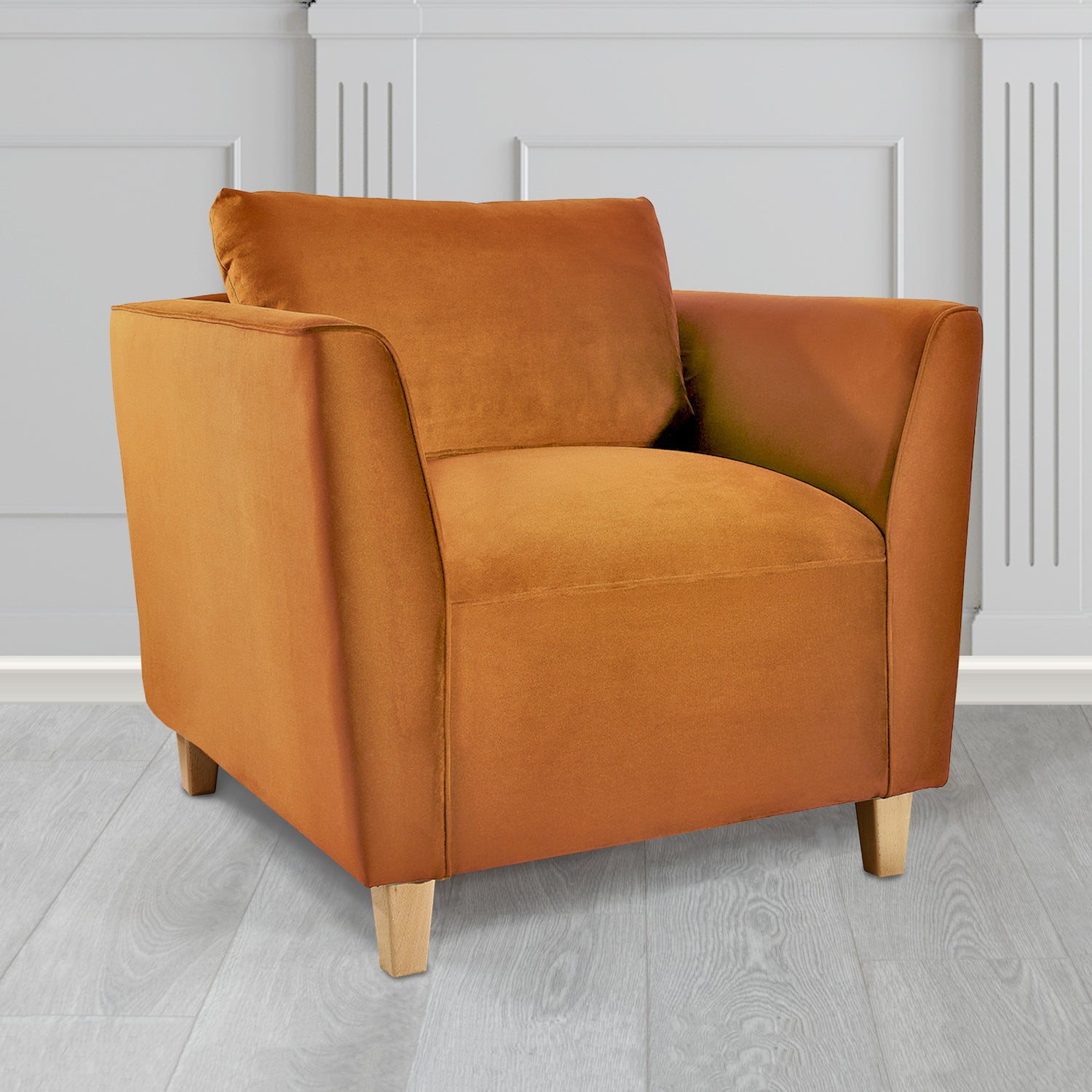 Ellie Tub Armchair in Sapore Velvet Fabric