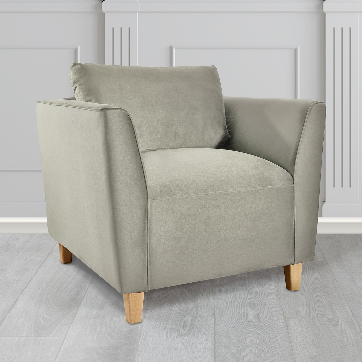 Ellie Tub Armchair in Sapore Velvet Fabric