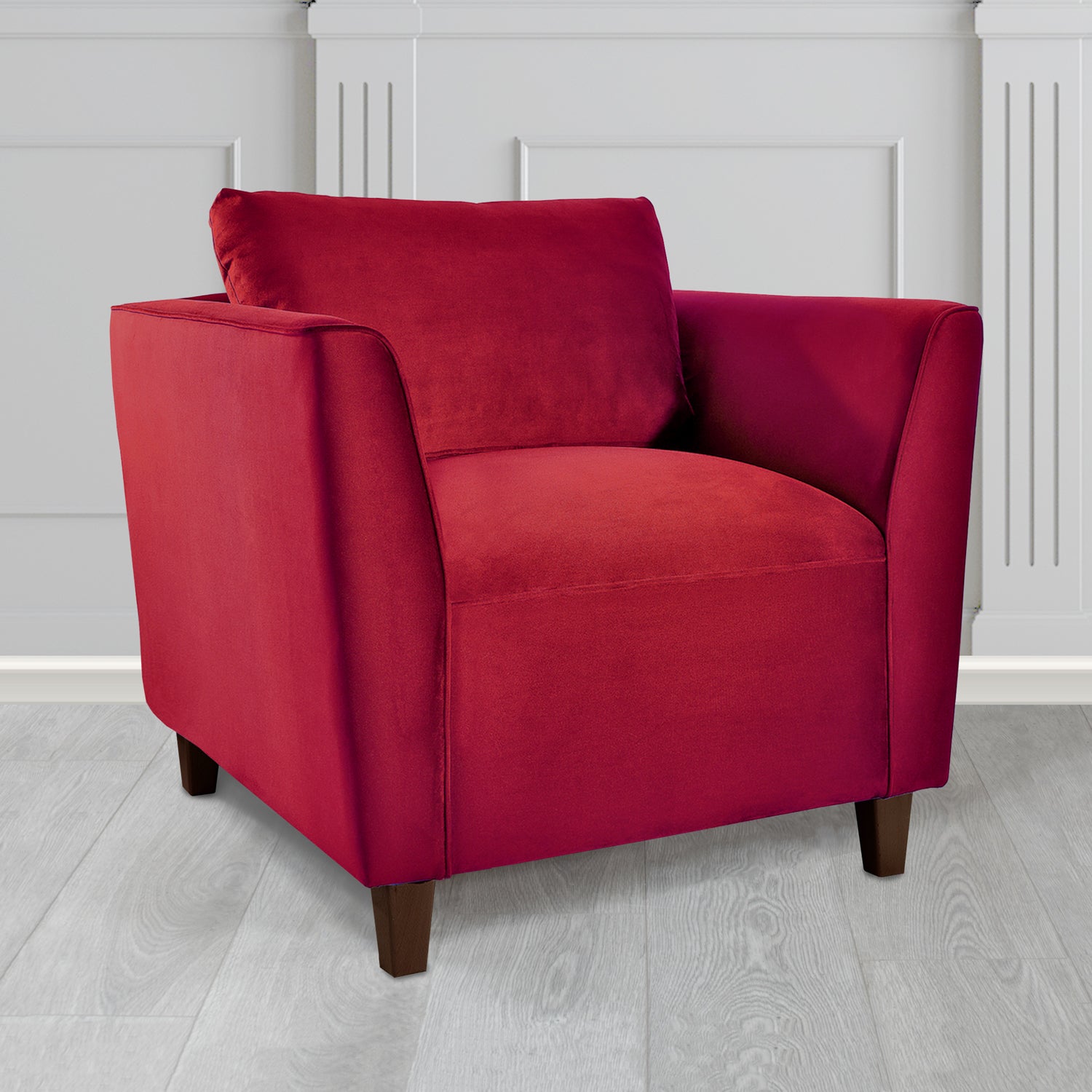 Ellie Tub Armchair in Sapore Velvet Fabric
