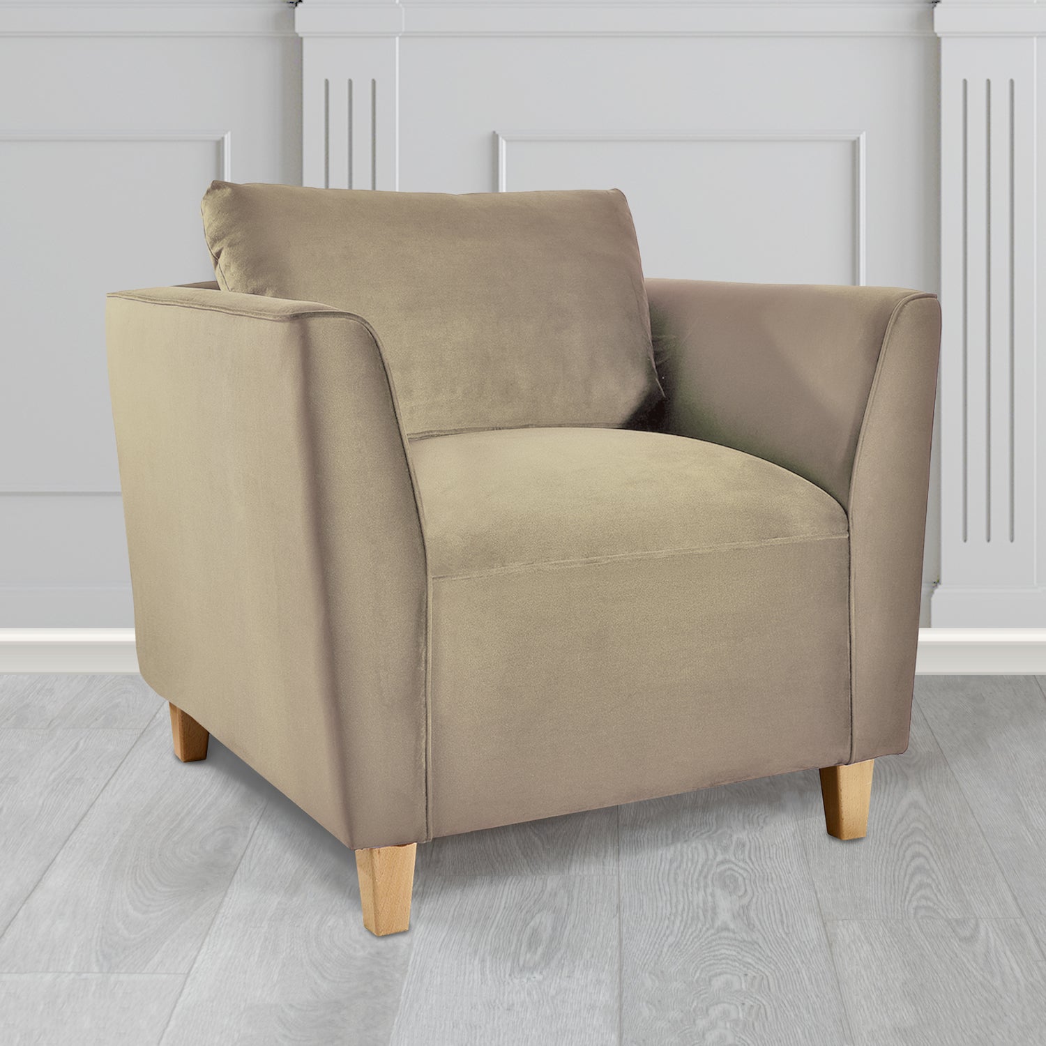 Ellie Tub Armchair in Sapore Velvet Fabric