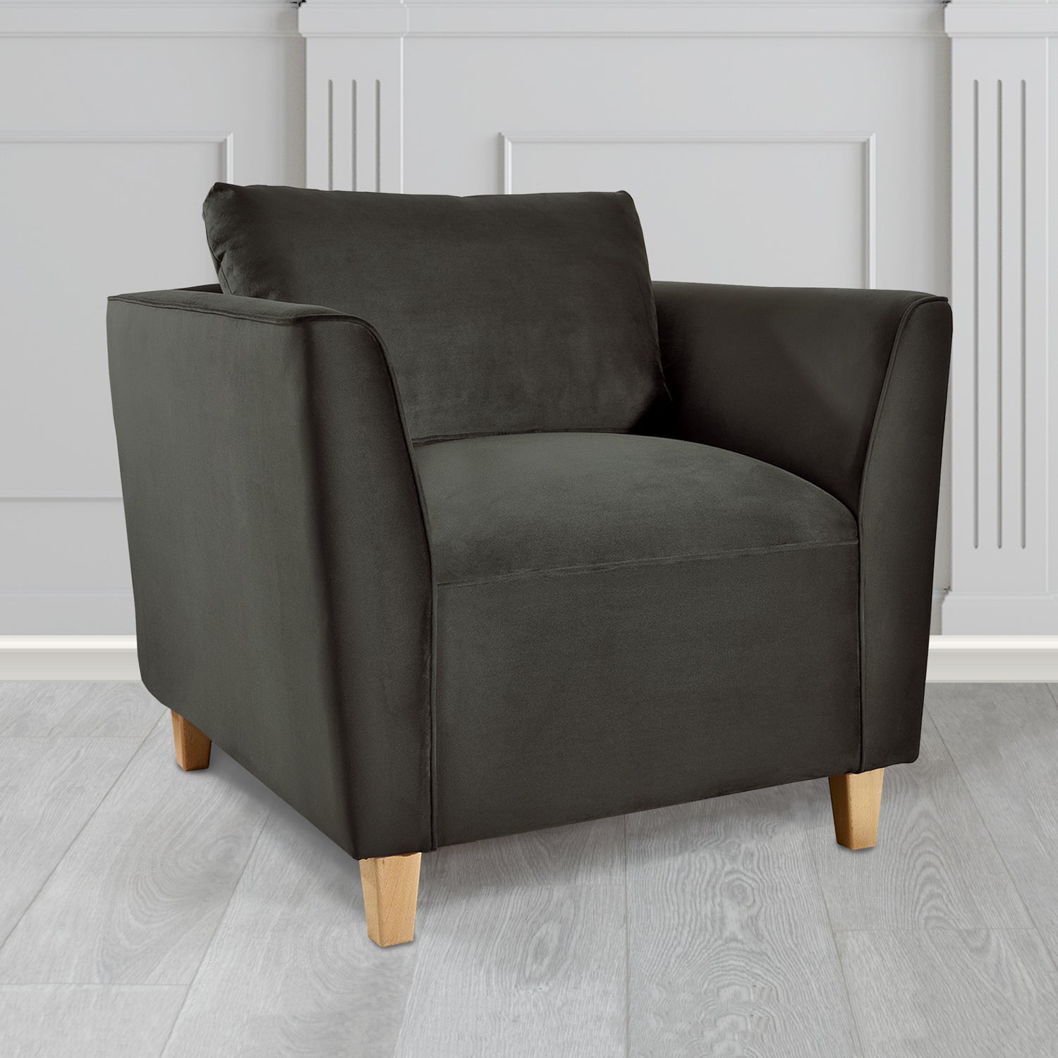 Ellie Tub Armchair in Sapore Velvet Fabric