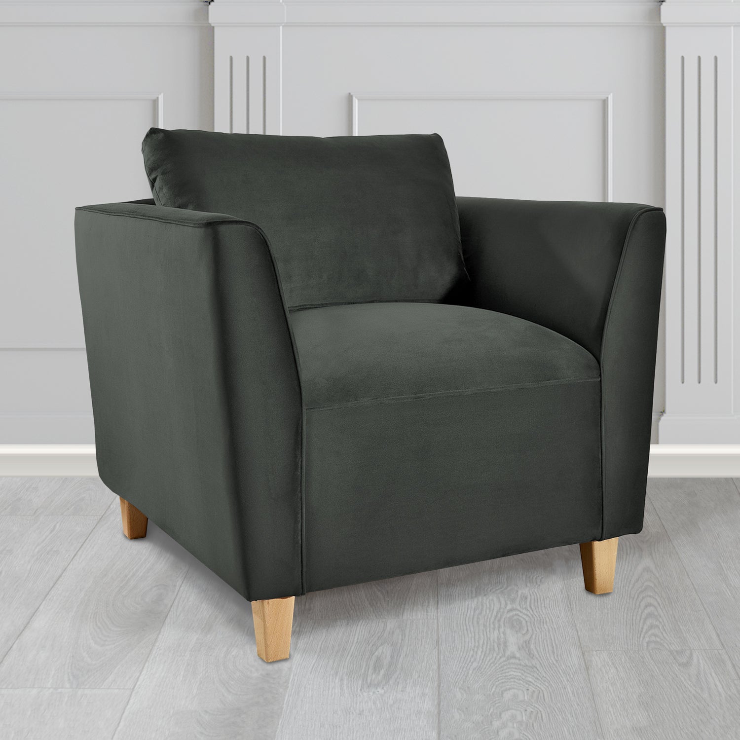 Ellie Tub Armchair in Sapore Velvet Fabric